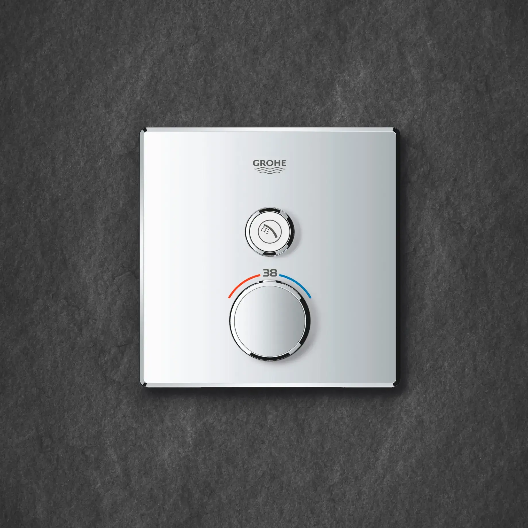 Термостат для ванни/душу прихованого монтажу на 1 споживача Grohtherm SmartControl Grohe 29123000 — вид спереду