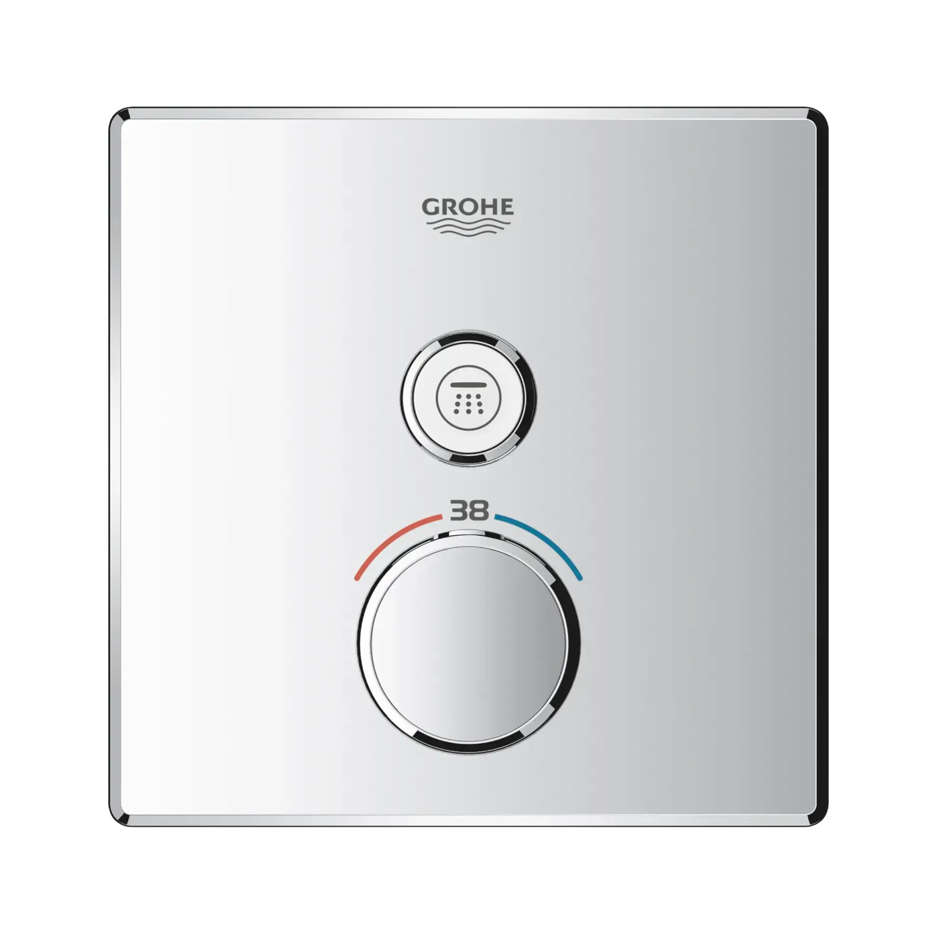 Термостат для ванни/душу прихованого монтажу на 1 споживача Grohtherm SmartControl Grohe 29123000 — бічний ракурс
