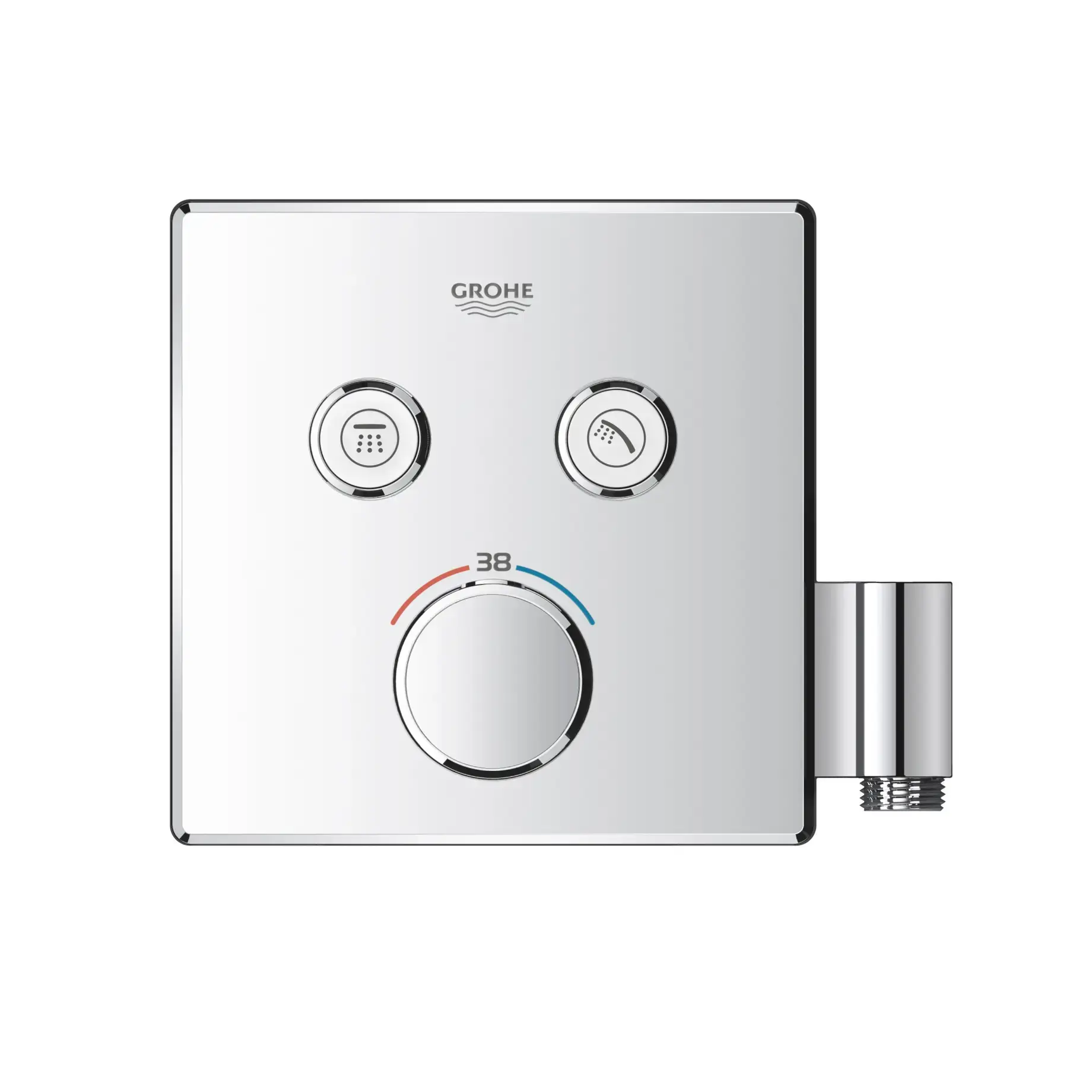 Термостат прихованого монтажу на 2 споживачі Grohtherm SmartControl Grohe 29125000 — вид згори