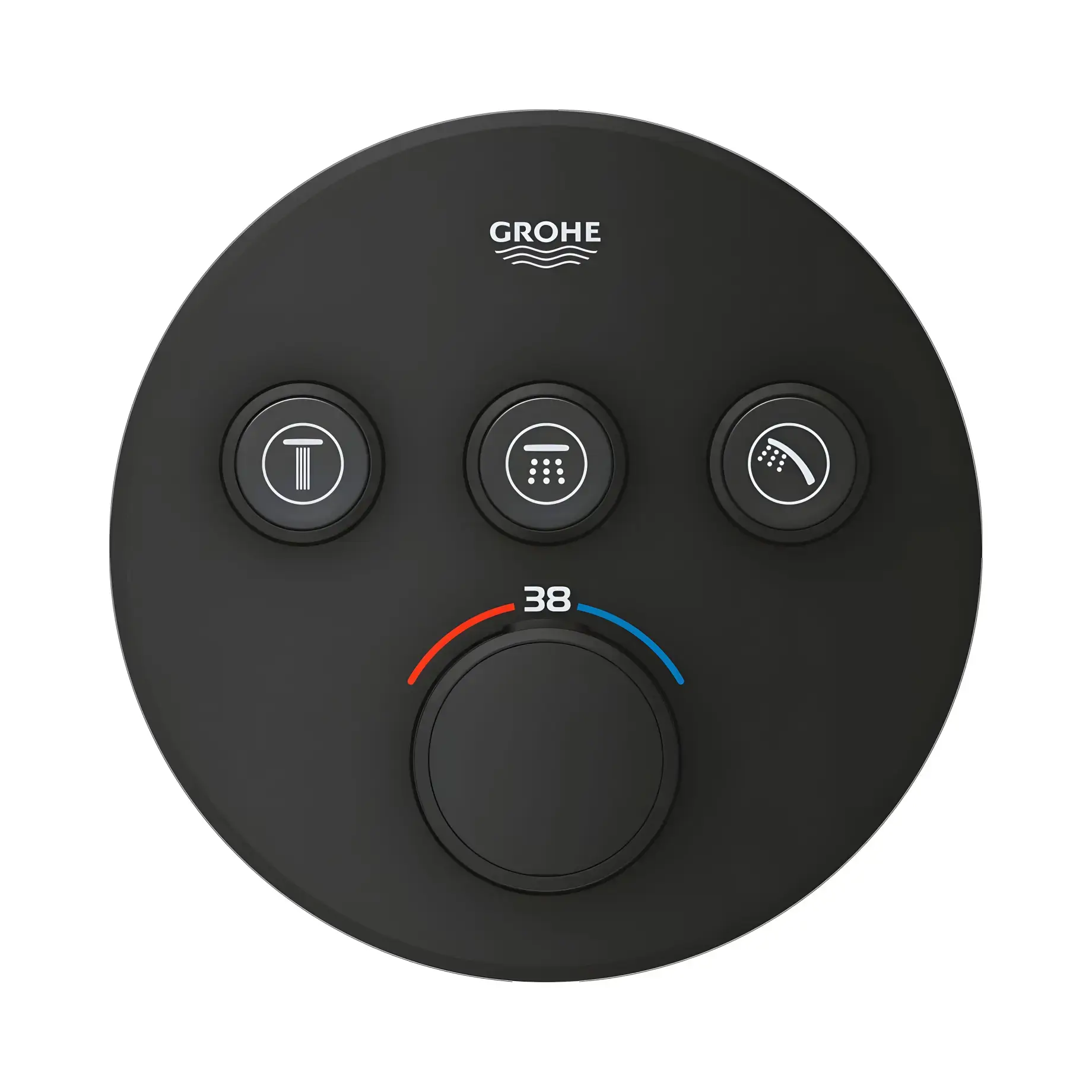 Термостат для ванны/душа скрытого монтажа Grohtherm SmartControl, 3 потребителя Grohe 29508KF0 — вид спереди