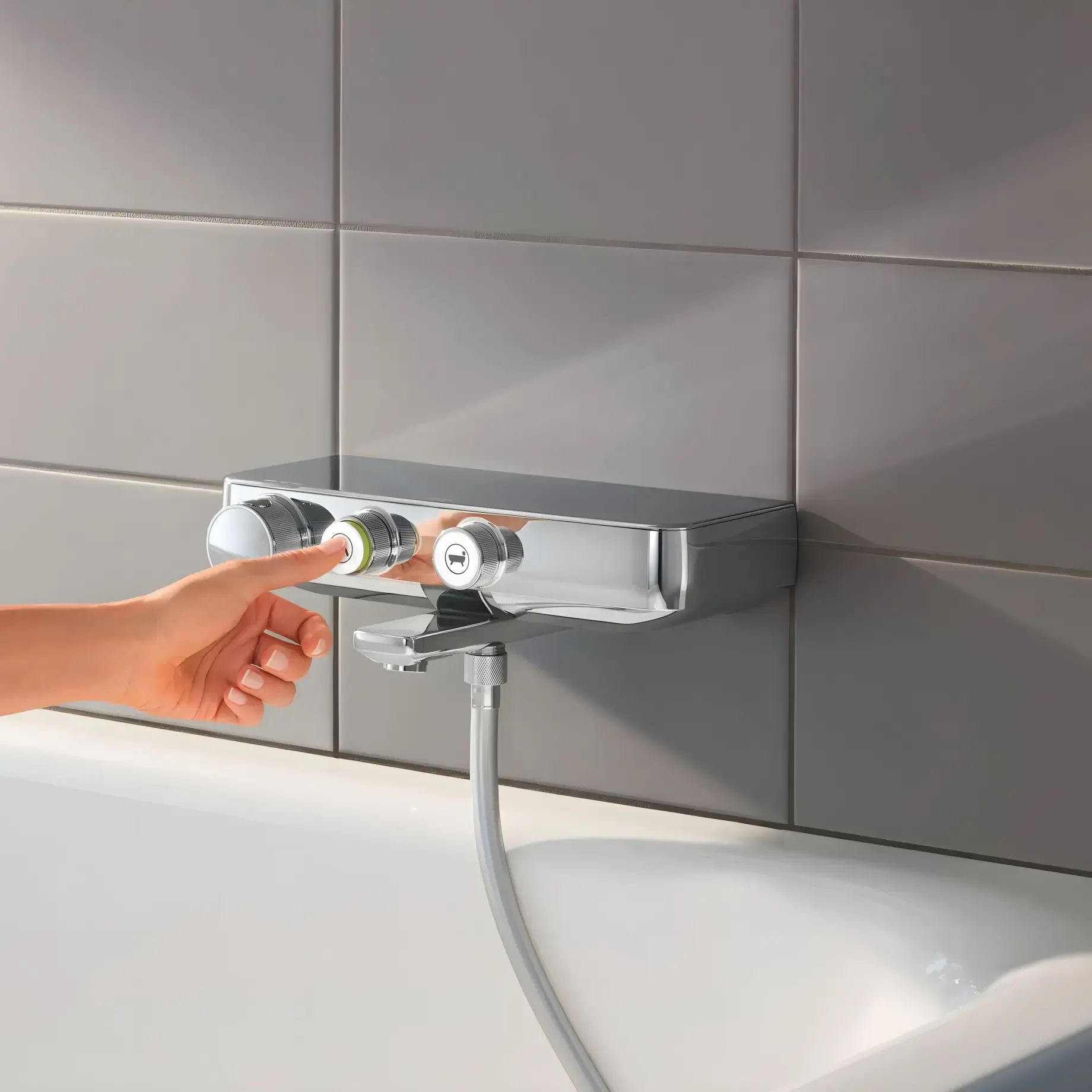 Термостат для ванни Grohtherm SmartControl Grohe 34718000 — вид згори