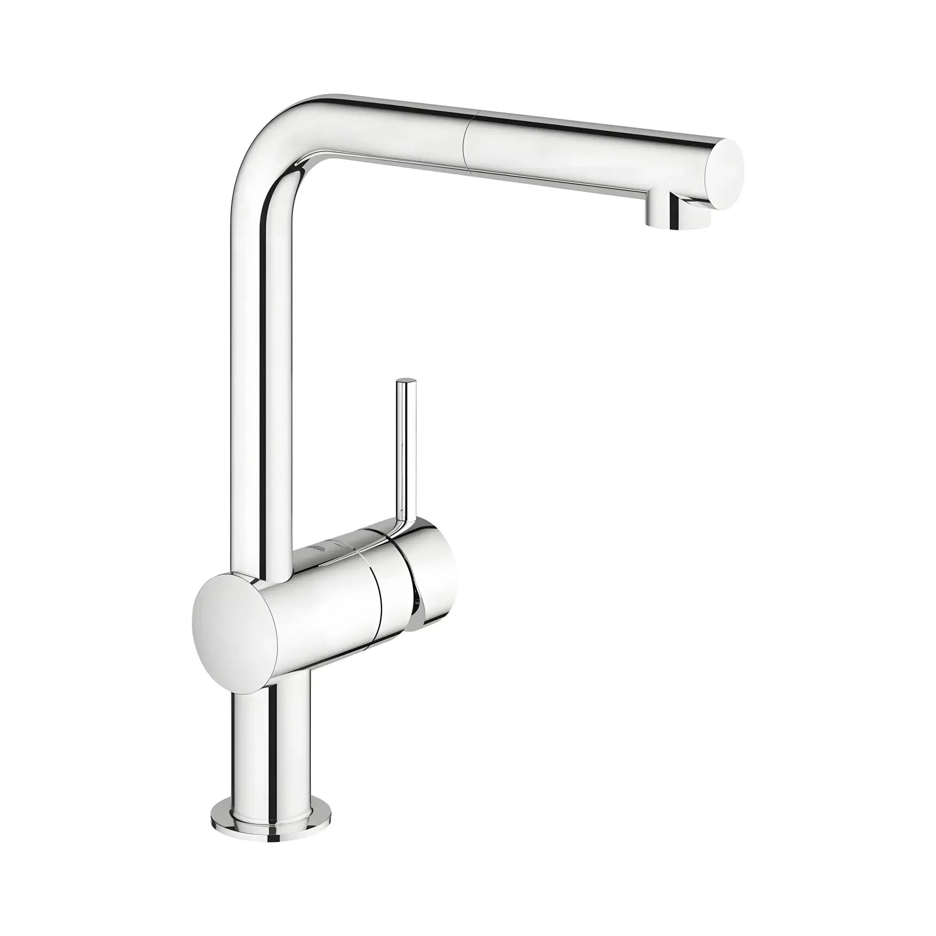 Змішувач для кухні з витяжним виливом Minta Grohe 32168000 — вид на білому тлі