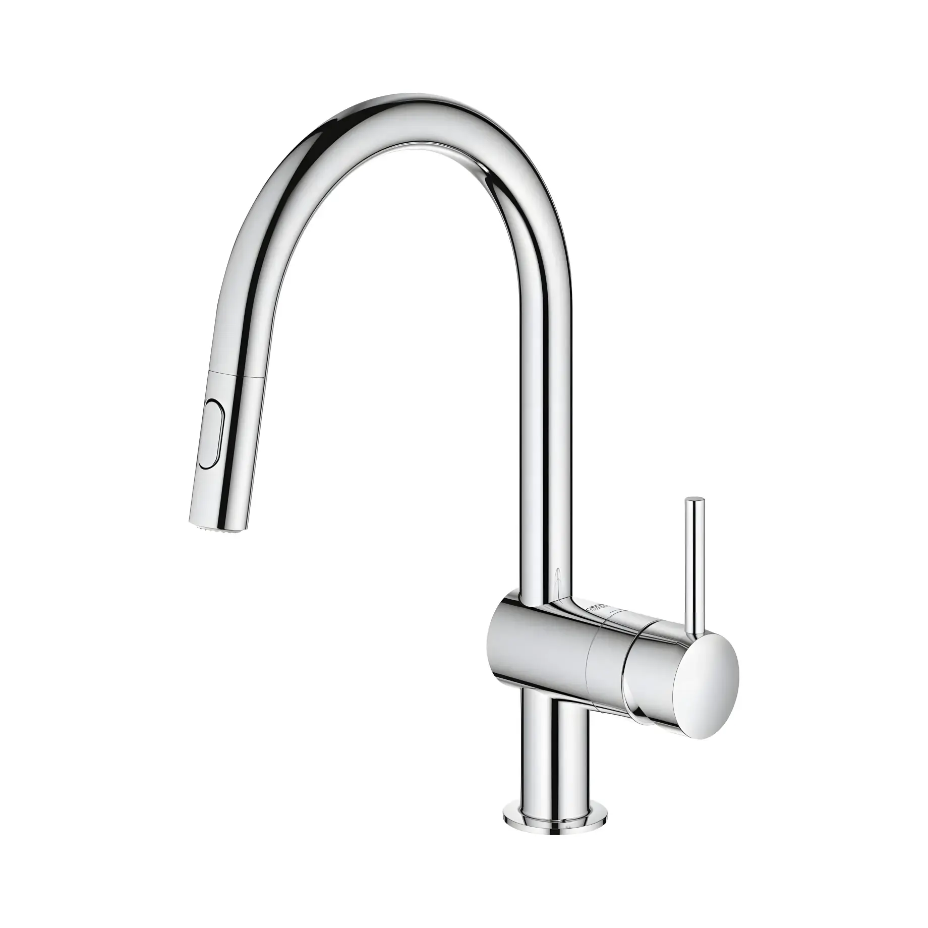 Змішувач для кухні з витяжним виливом Minta Grohe 32321002 Chrome — вид згори