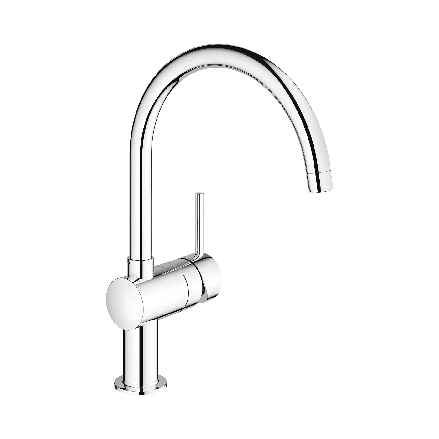 Змішувач для кухні виливом Minta Grohe 32917000 Chrome — вид на білому тлі