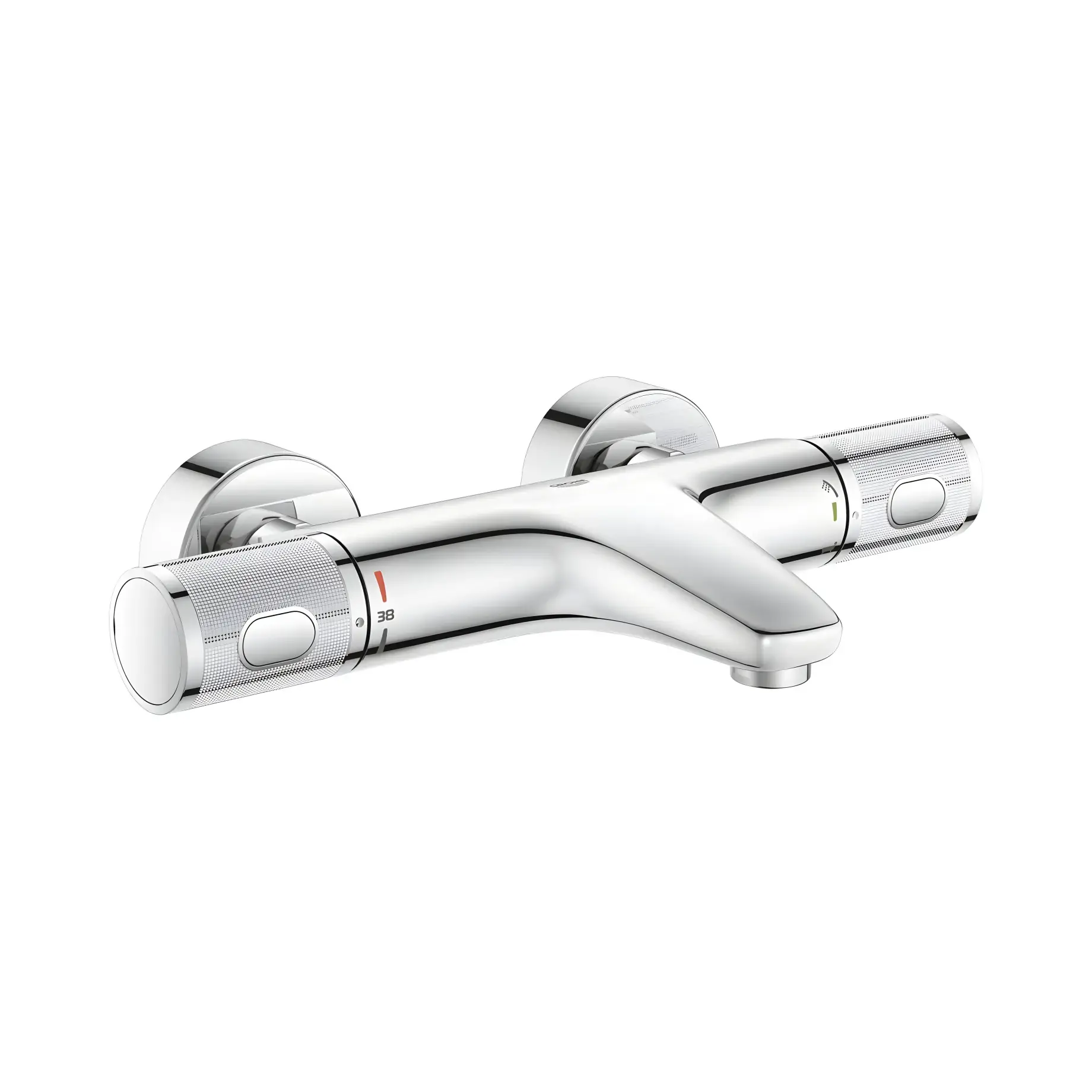 Термостат для ванни Precision Feel QuickFix Grohe 34788000 Chrome — вид на білому тлі
