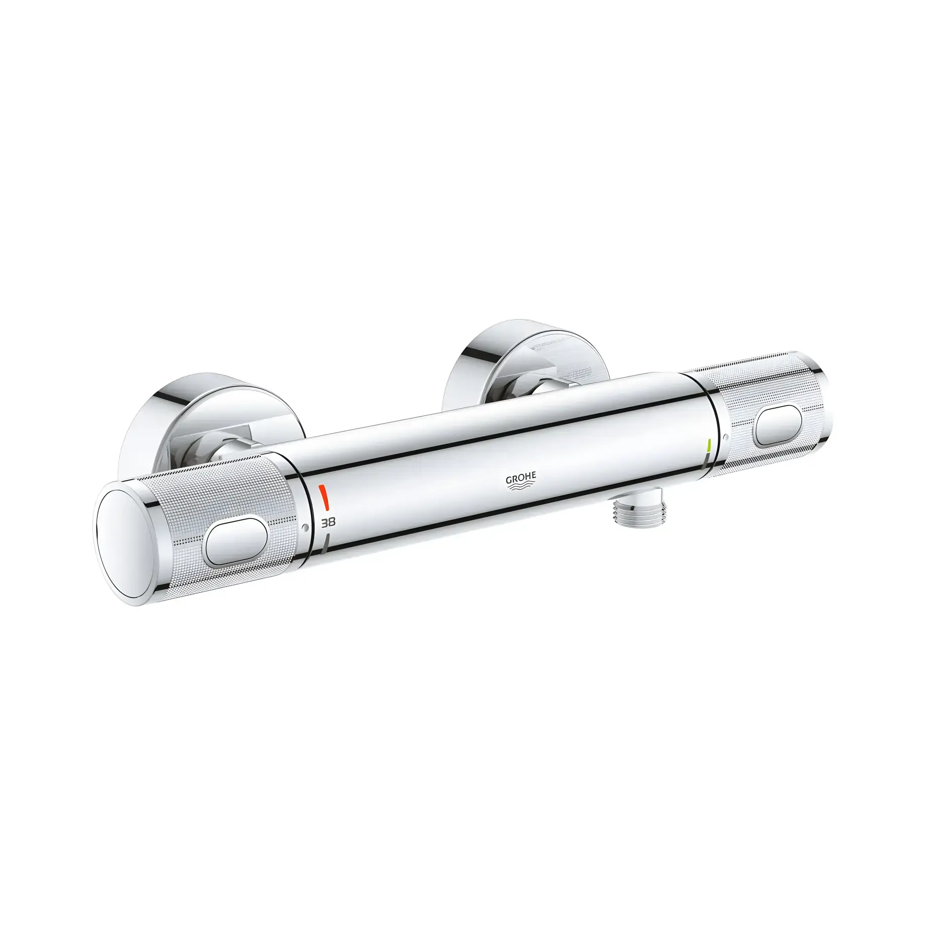 Термостат для душу Precision Feel QuickFix Grohe 34790000 Chrome — вид на білому тлі