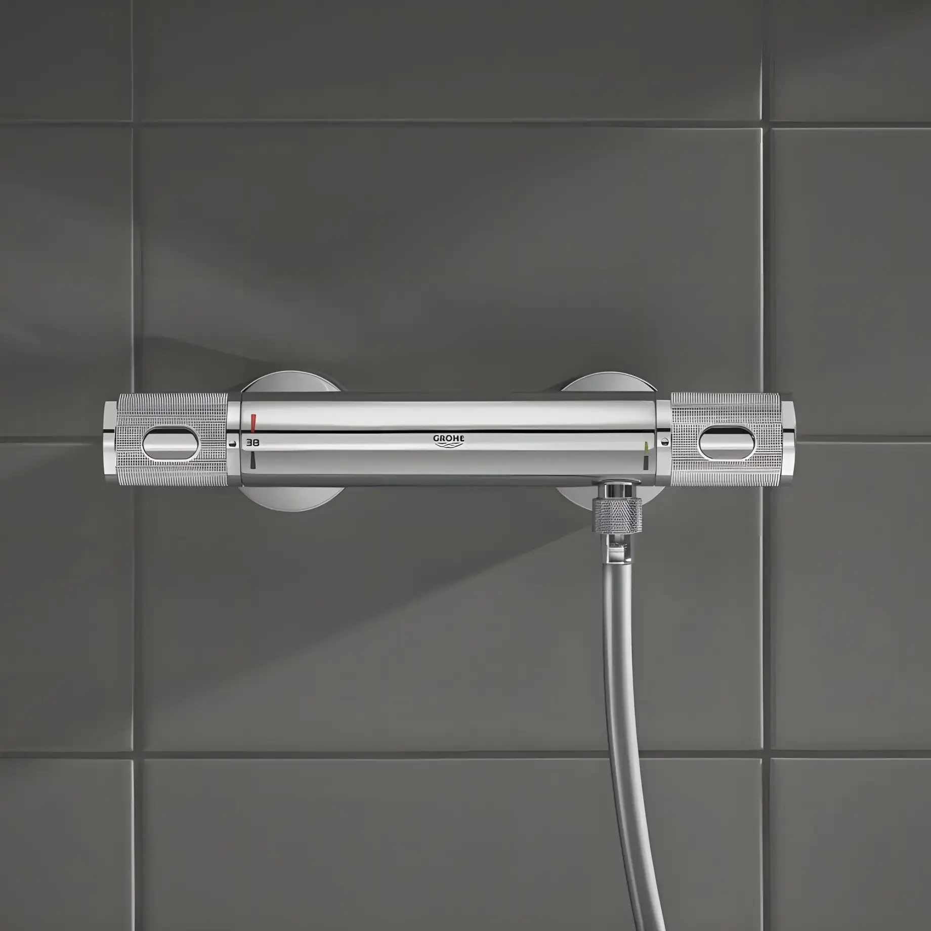 Термостат для душа Precision Feel QuickFix Grohe 34790000 — боковой ракурс