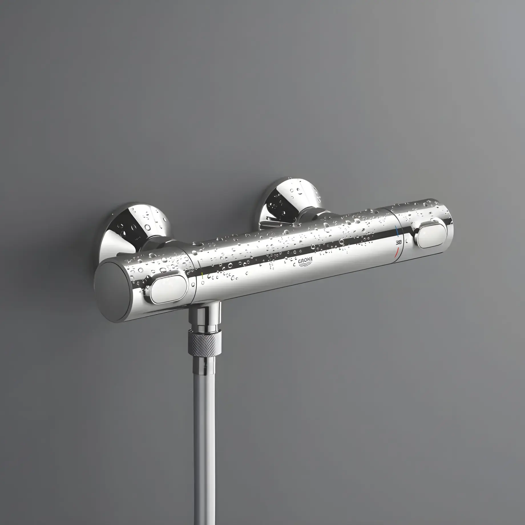 Термостат для душу Precision Flow QuickFix Grohe 34840000 — вид спереду