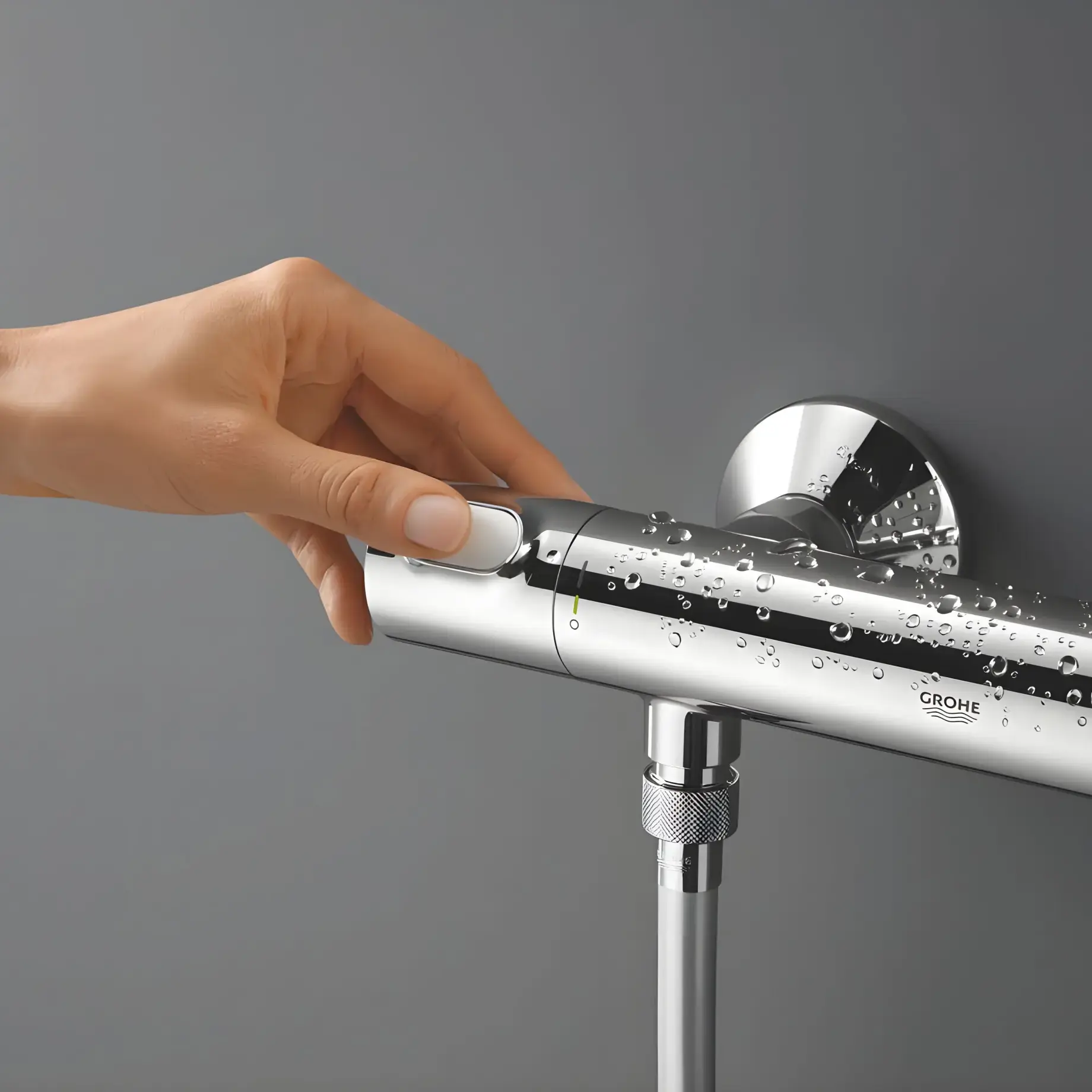 Термостат для душу Precision Flow QuickFix Grohe 34840000 — вид згори