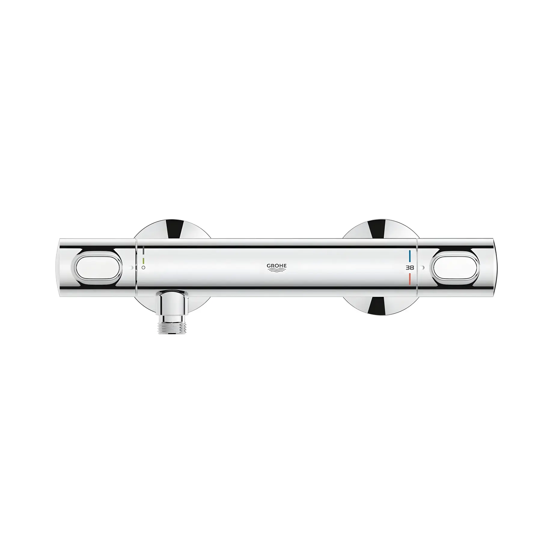 Термостат для душу Precision Flow QuickFix Grohe 34840000 — вид ззаду