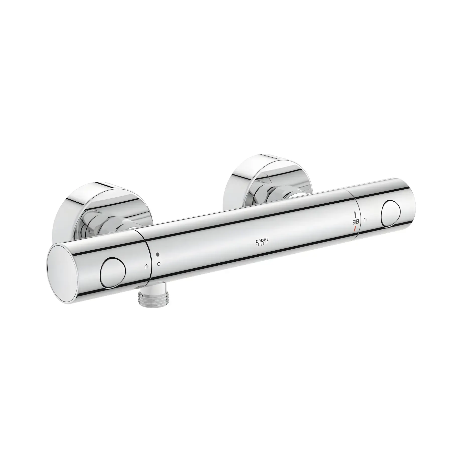 Термостат для душу Precision Get Grohe 34773000 Chrome — вид на білому тлі