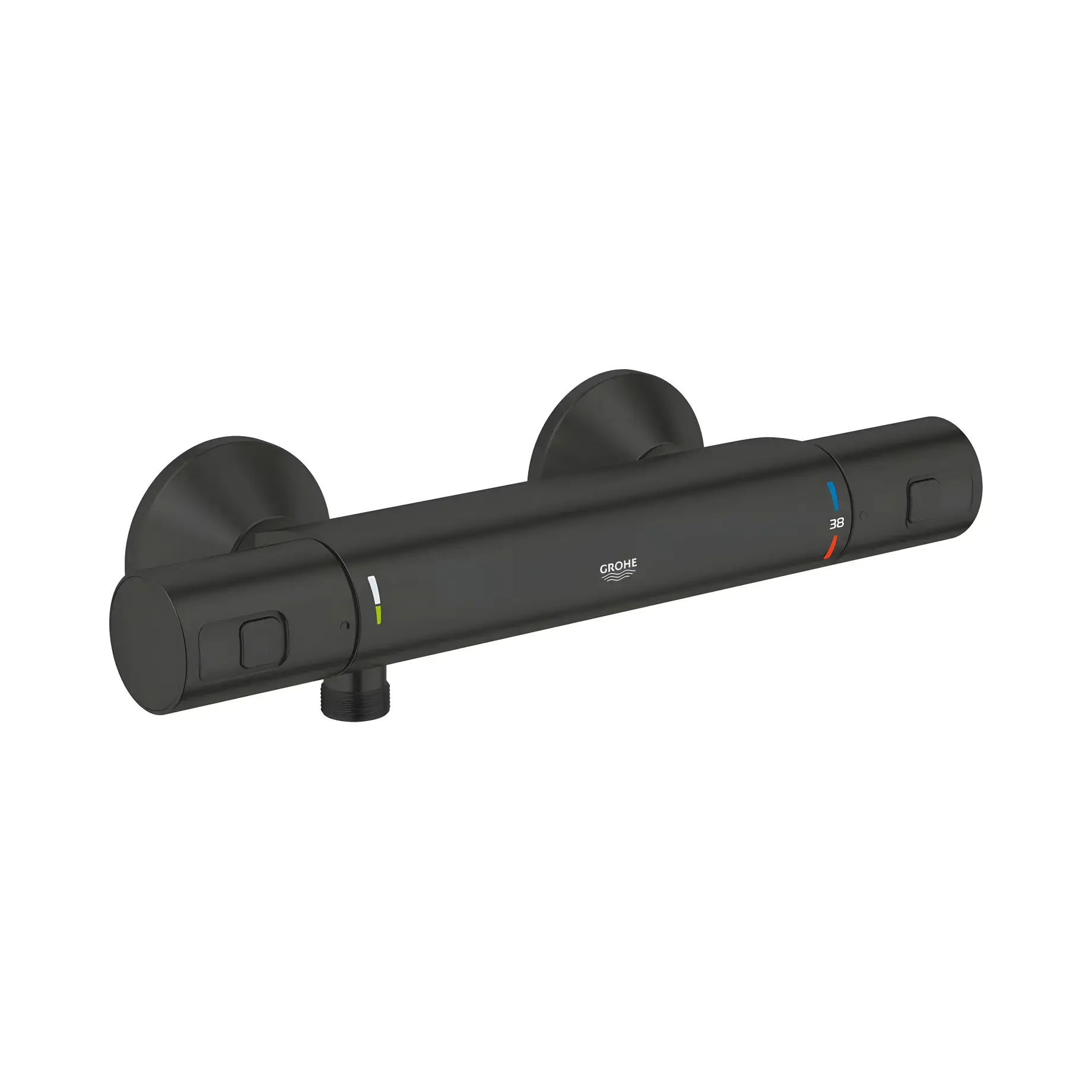 Термостат для душу Precision Start QuickFix Grohe 345942430 Black — вид на білому тлі