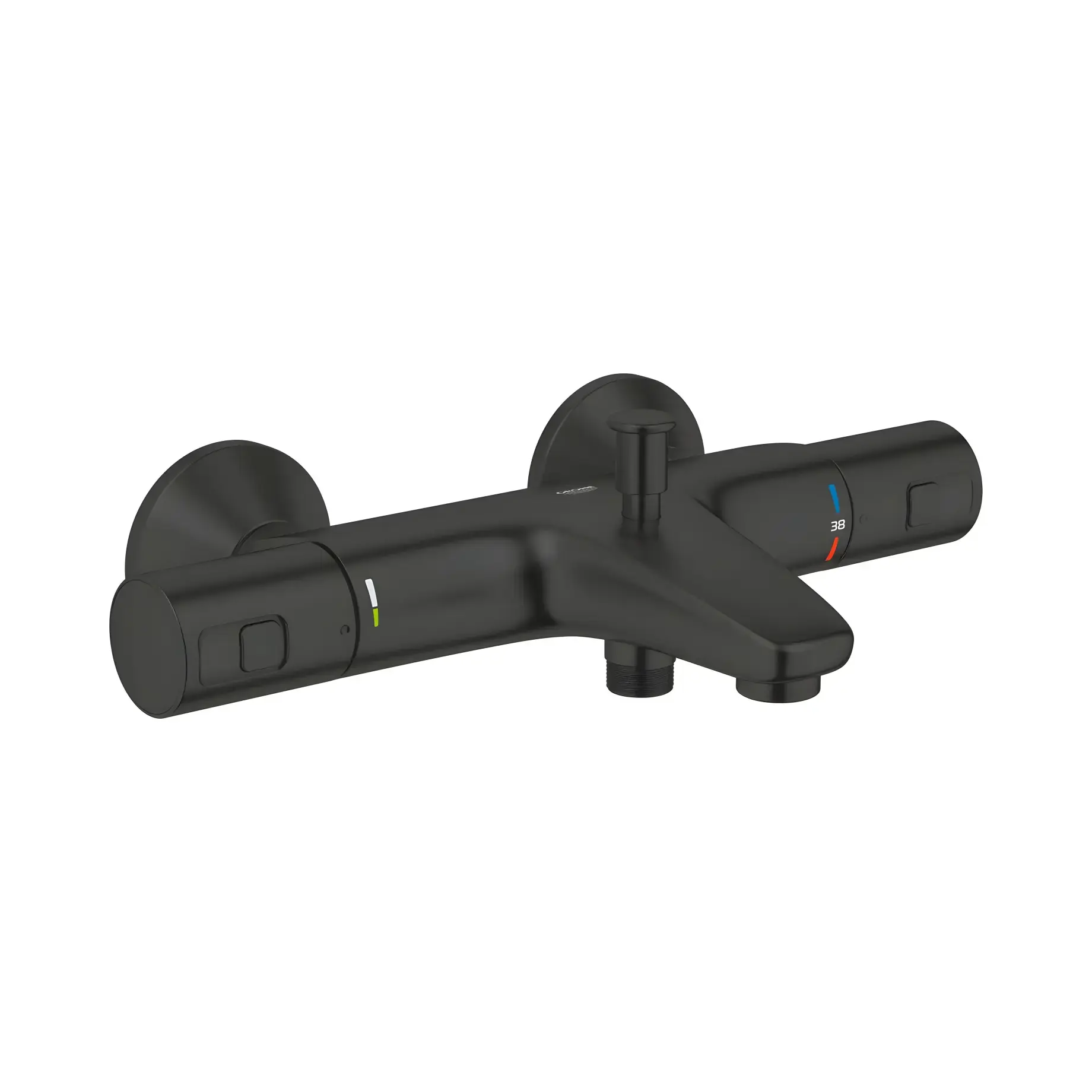Термостат для ванни Precision Start QuickFix Grohe 345982430 Black — вид на білому тлі