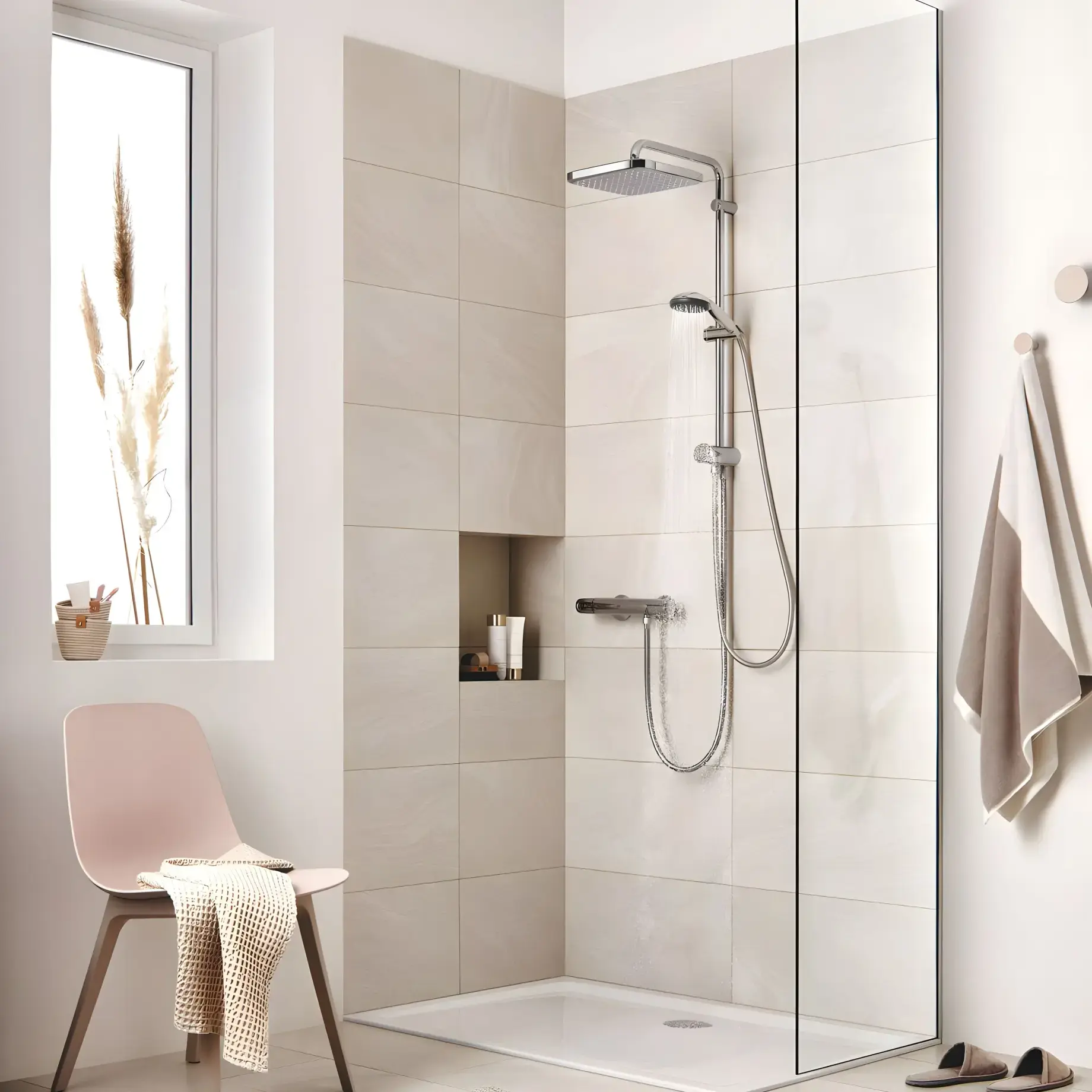 Термостат для душу Precision Trend QuickFix Grohe 34229002 — бічний ракурс