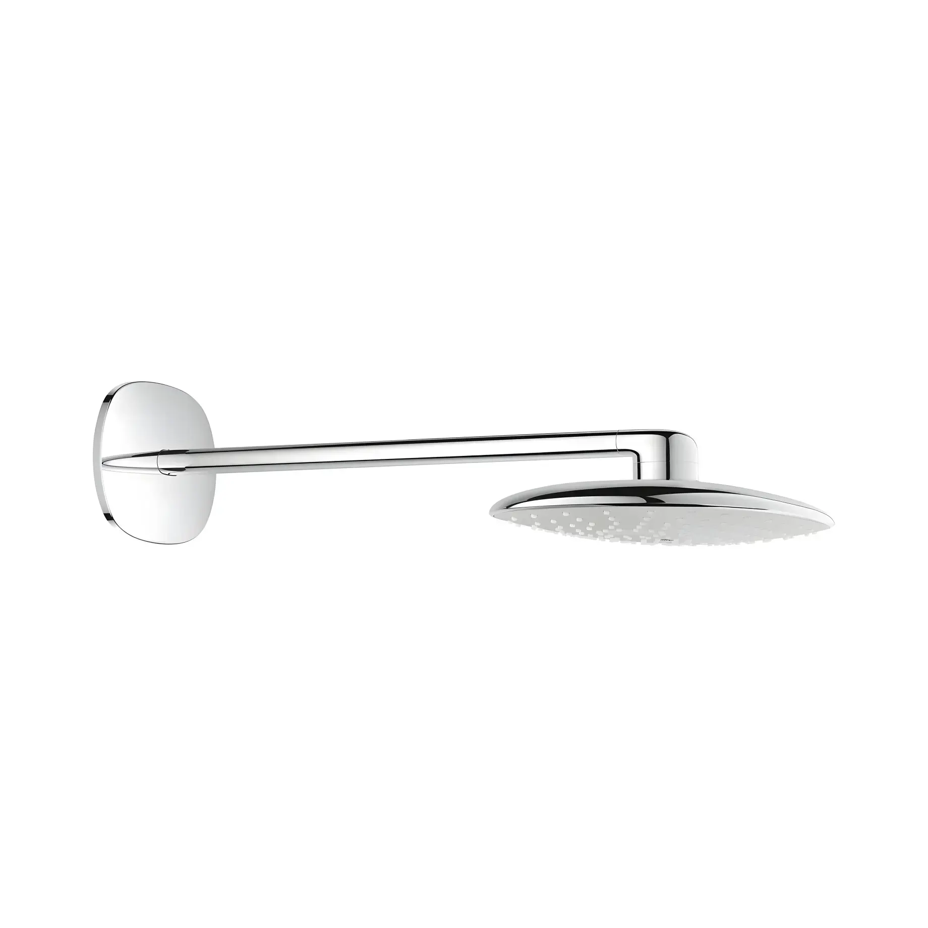 Верхній душ з настінним тримачем Rainshower Mono 360 Grohe 26450LS0 — вид на білому тлі