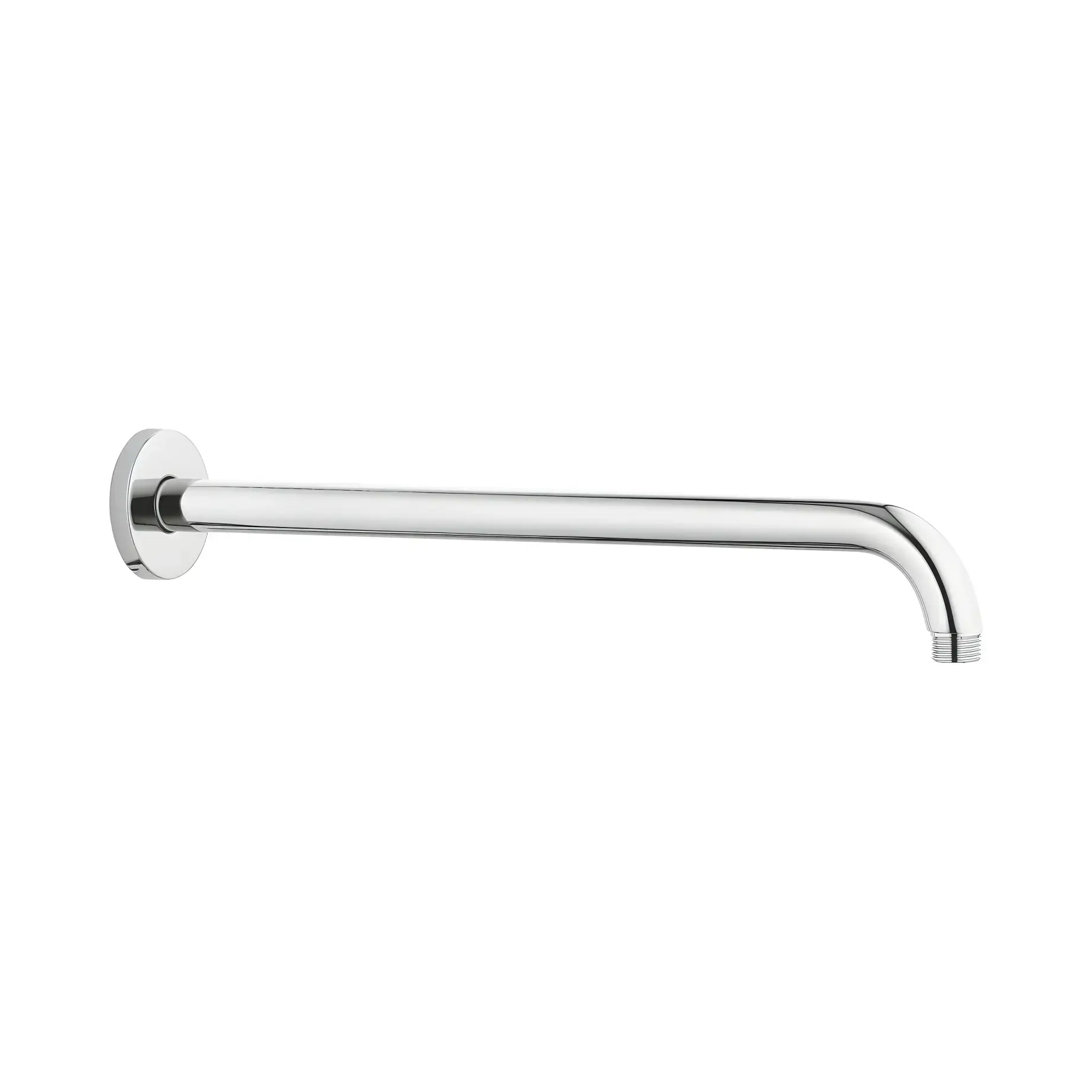 Тримач верхнього душу зі стіни 380 мм Rainshower Grohe 28361000 Chrome — вид на білому тлі