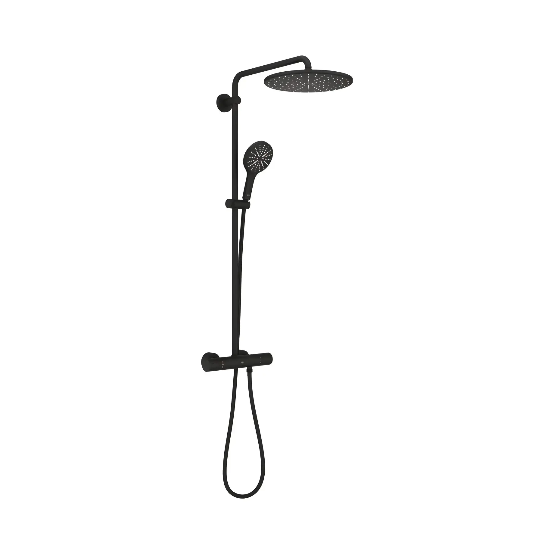 Душова система з термостатом Rainshower SmartActive 310 Grohe 22119KF0 — вид на білому тлі