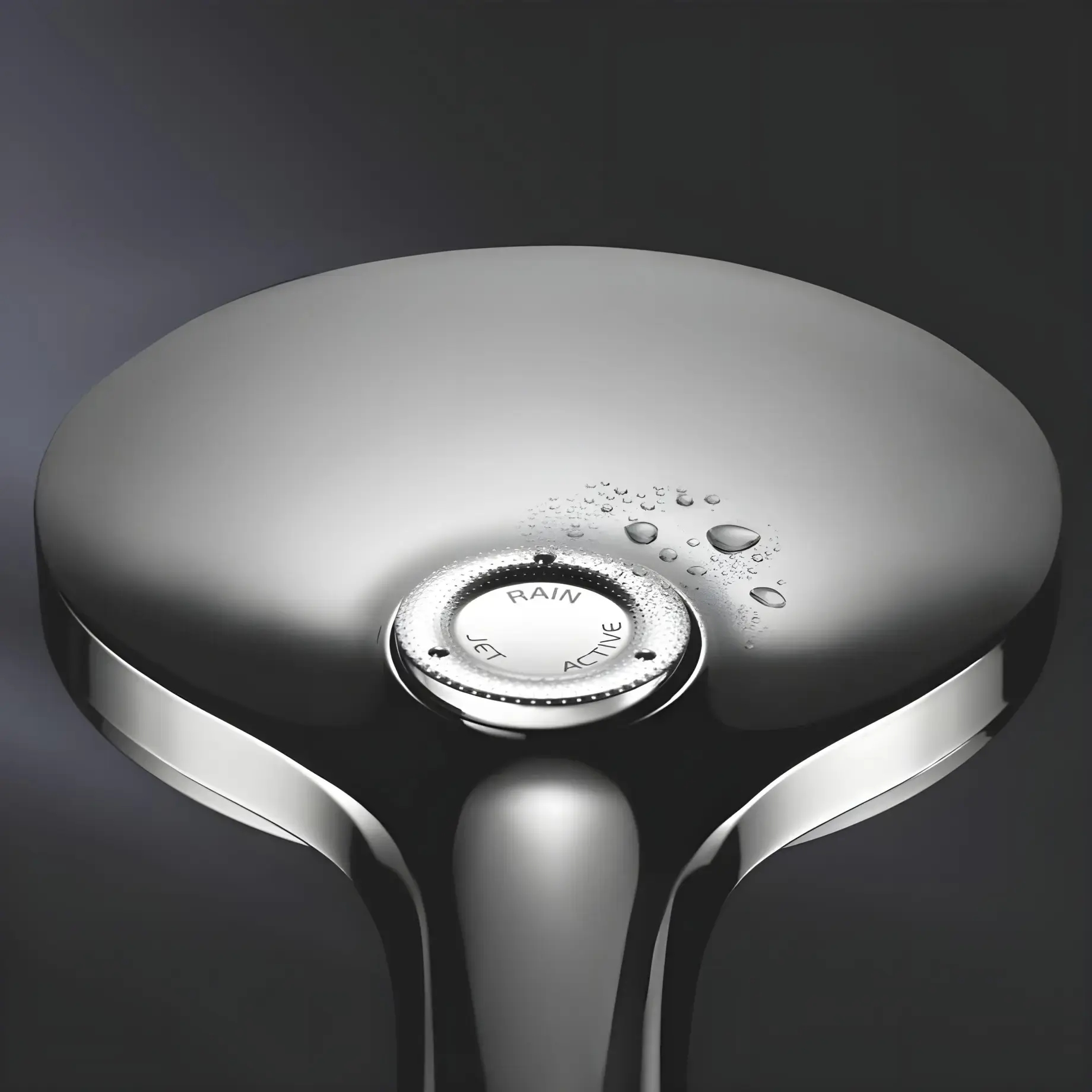 Душевой гарнитур на 3 типа струи со штангой 600 мм Rainshower SmartActive 130 Grohe 26546000 — вид сверху