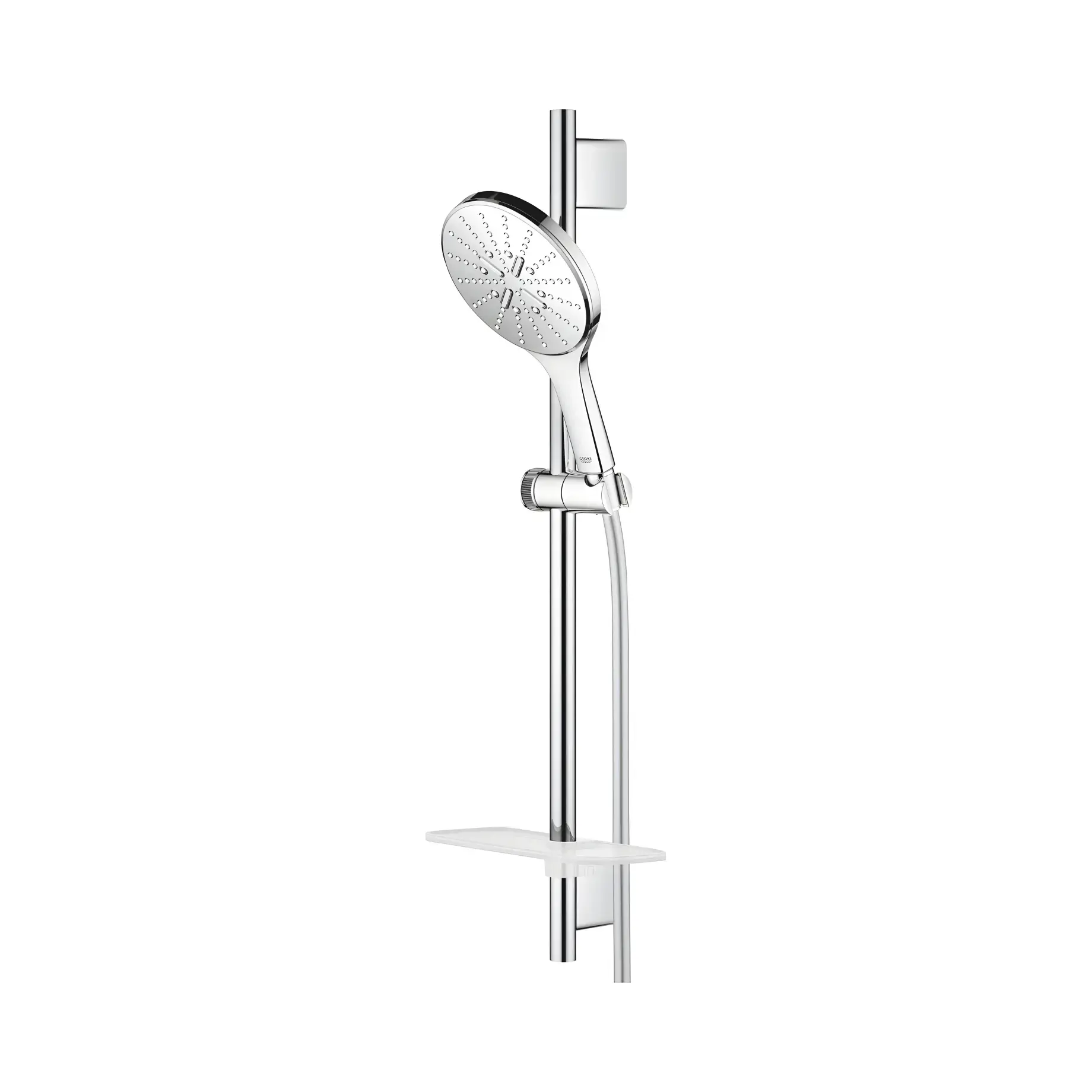 Душовий гарнітур на 3 типи стрюменю зі стійкою 600 мм Rainshower SmartActive 150 Grohe 26591000 — вид ззаду