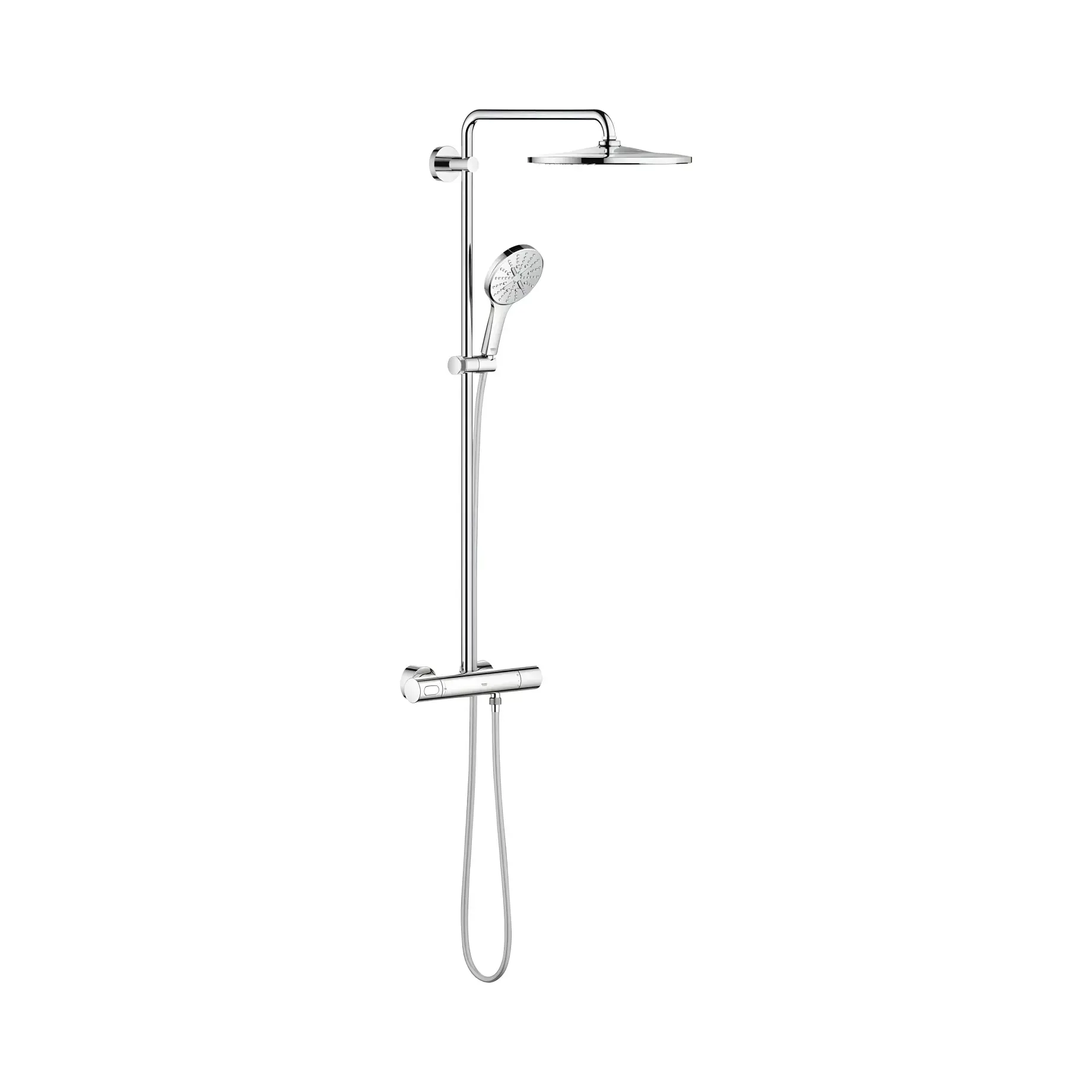 Душова система з термостатом Rainshower SmartActive 310 Grohe 26647000 Chrome — вид на білому тлі