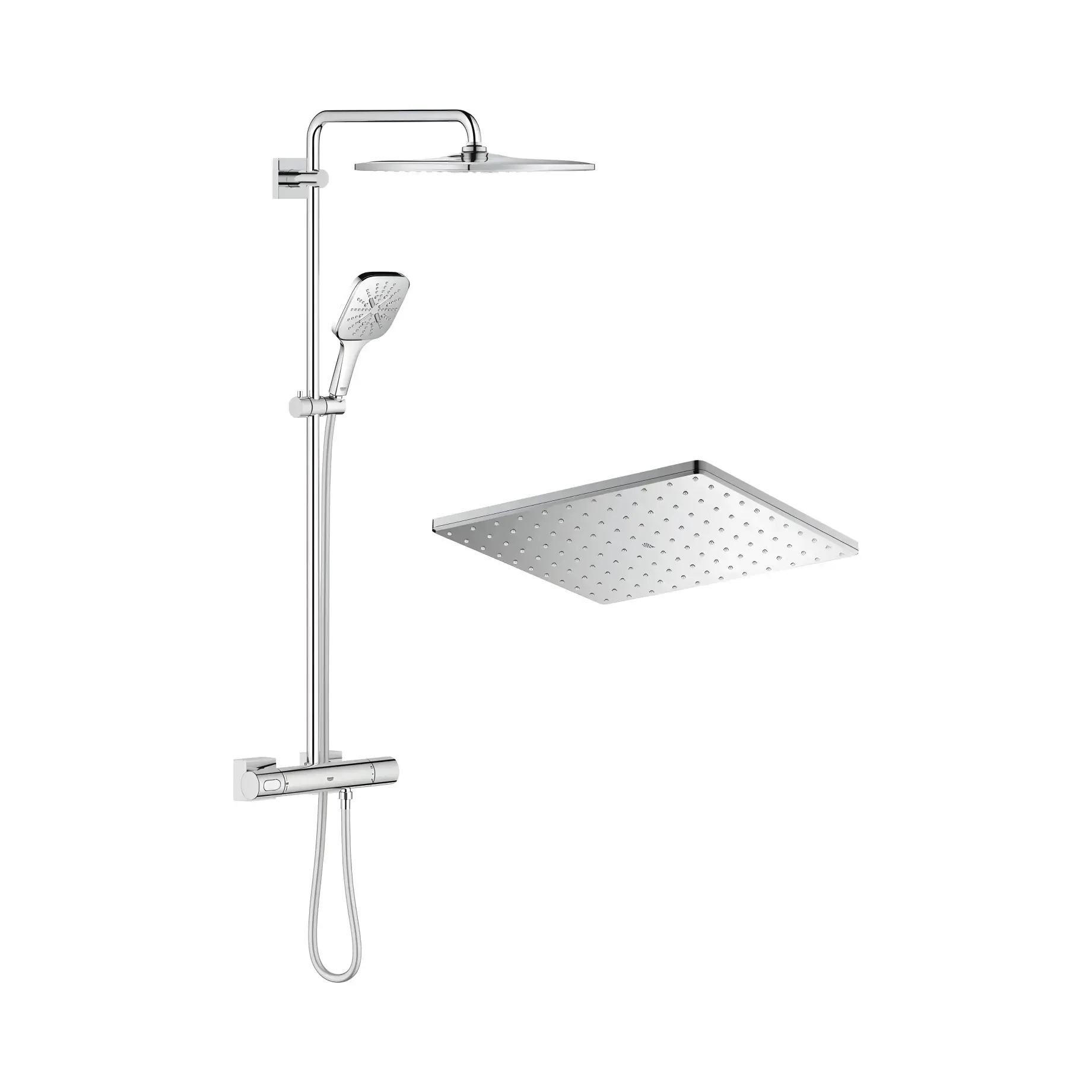 Душова система з термостатом Rainshower SmartActive 310 Grohe 26649000 — ракурс 3/4