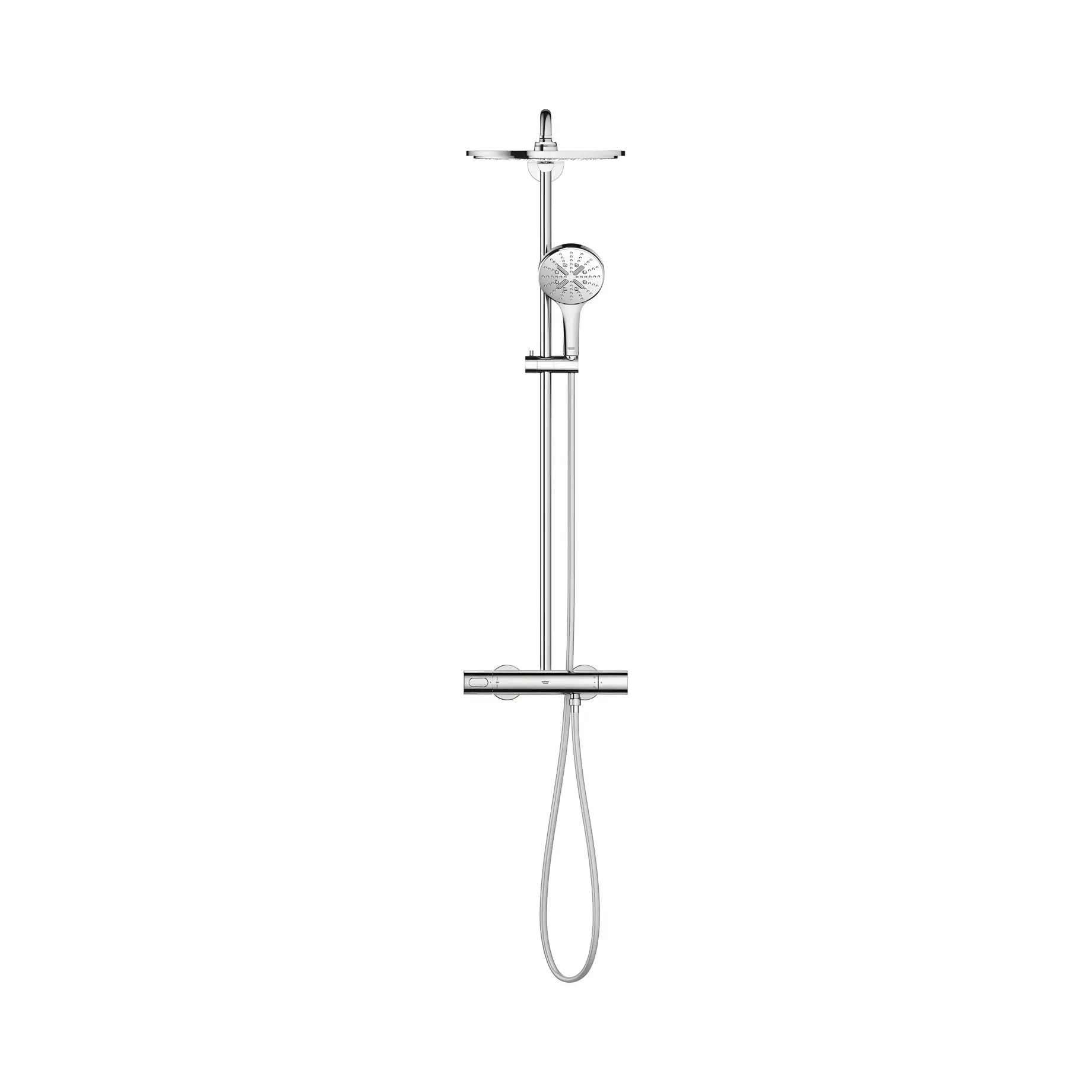Душова система з термостатом Rainshower SmartActive 310 Grohe 27966001 — вид всередину