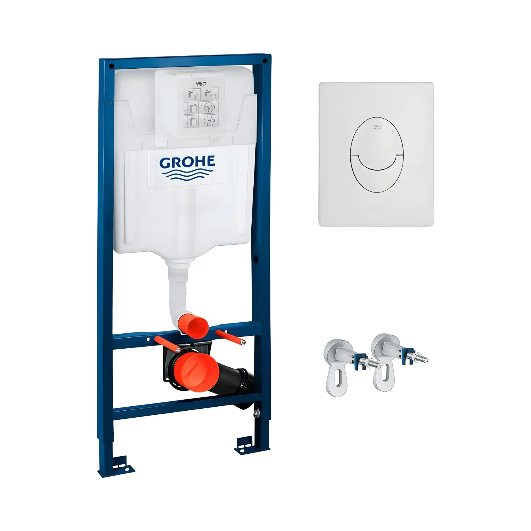 Інсталяція для унітазу Rapid SL 3 в 1 Grohe 38722001 — вид спереду
