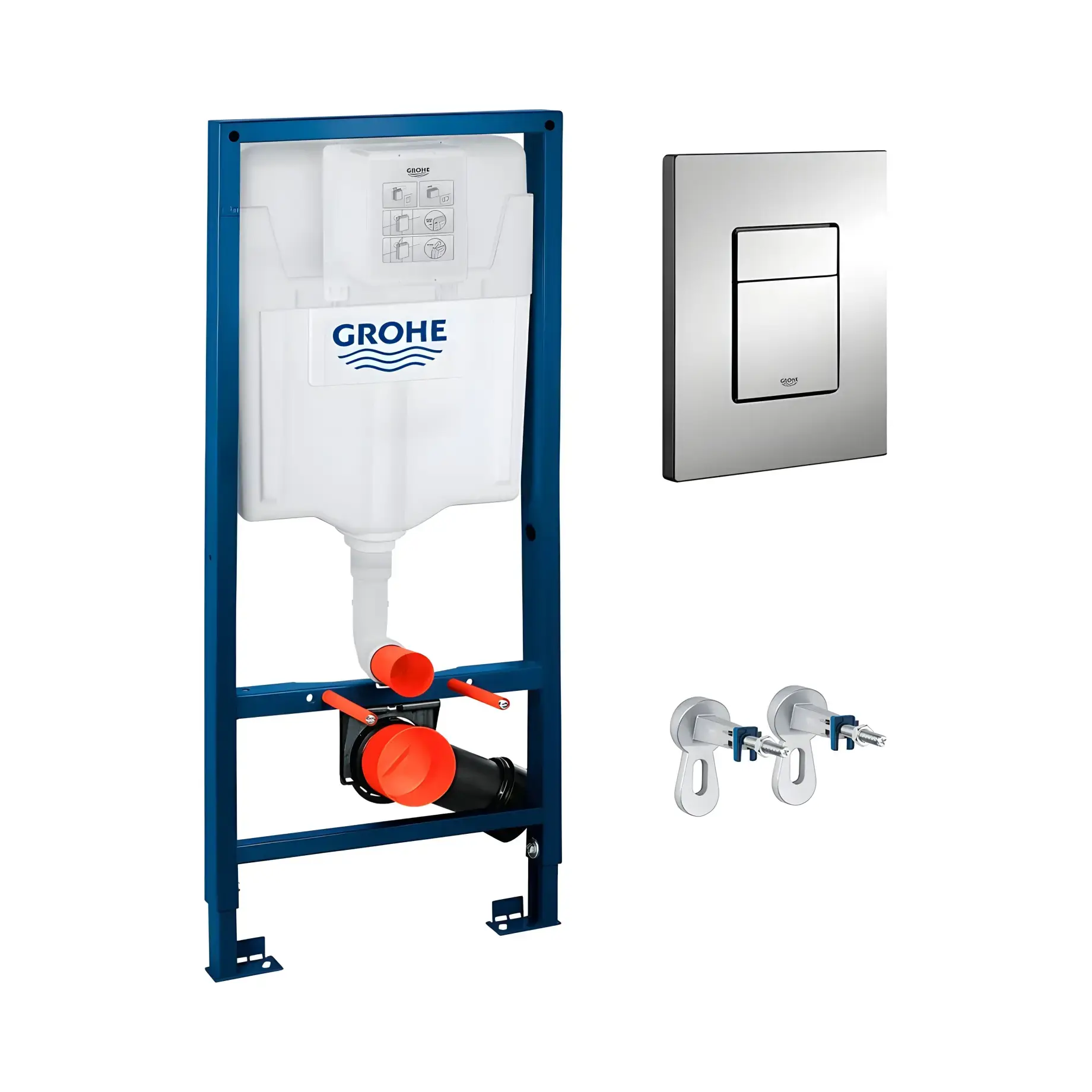 Инсталляция для унитаза Rapid SL 3 в 1 Grohe 38772001 — вид спереди