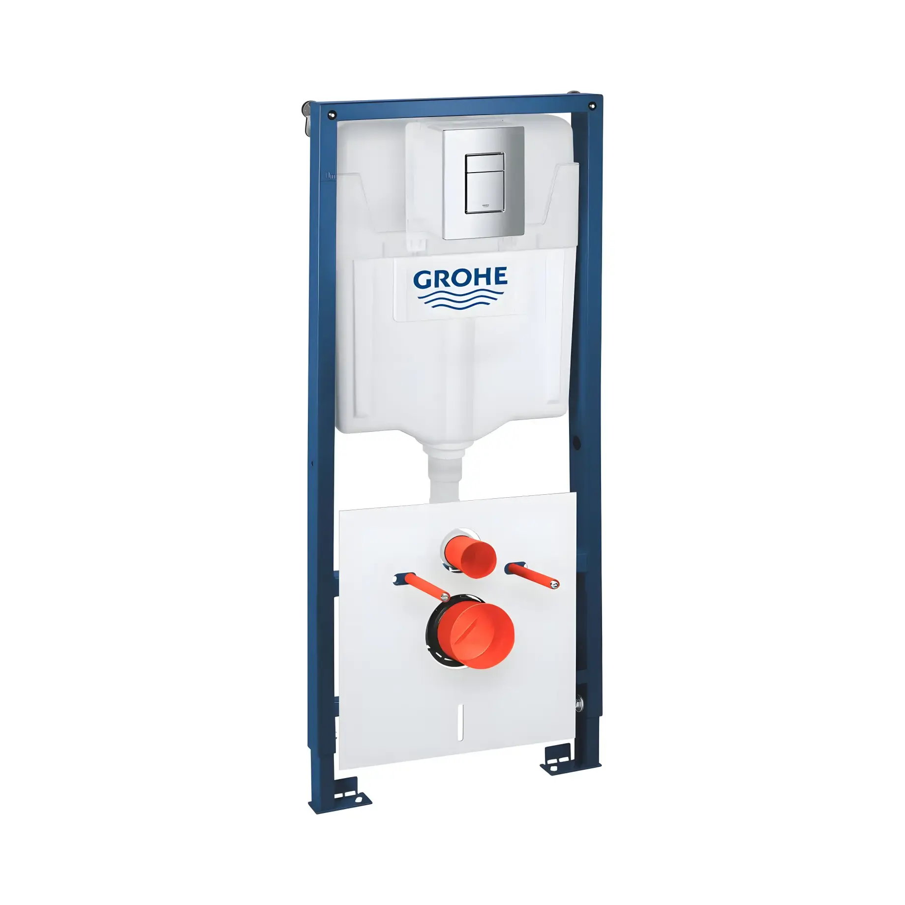 Інсталяція для унітазу Solido 4 в 1 Grohe 39930000 Хром — вид на білому тлі
