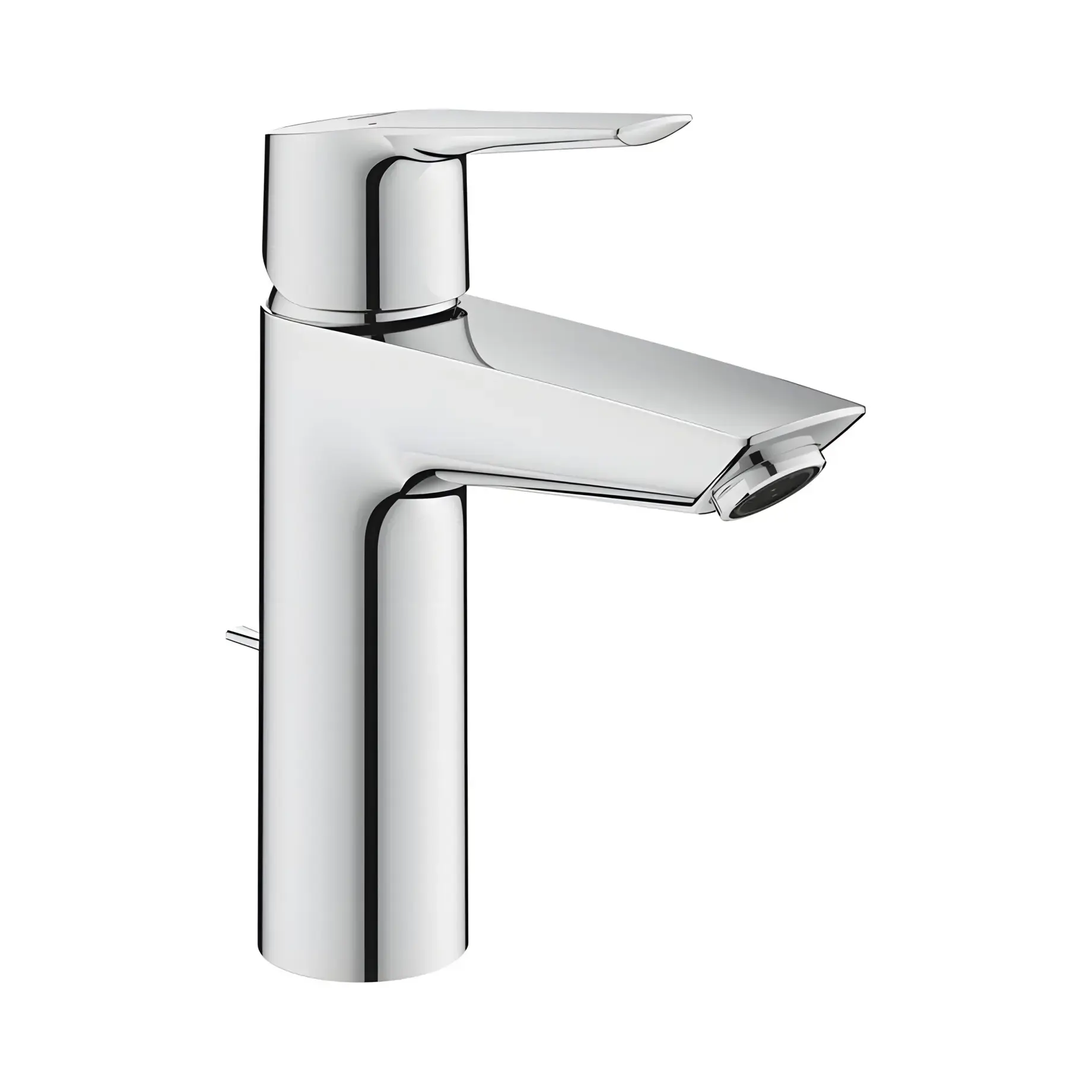 Змішувач для раковини Start з донним клапаном, розмір М QuickFix Grohe 23455002 Chrome — вид на білому тлі