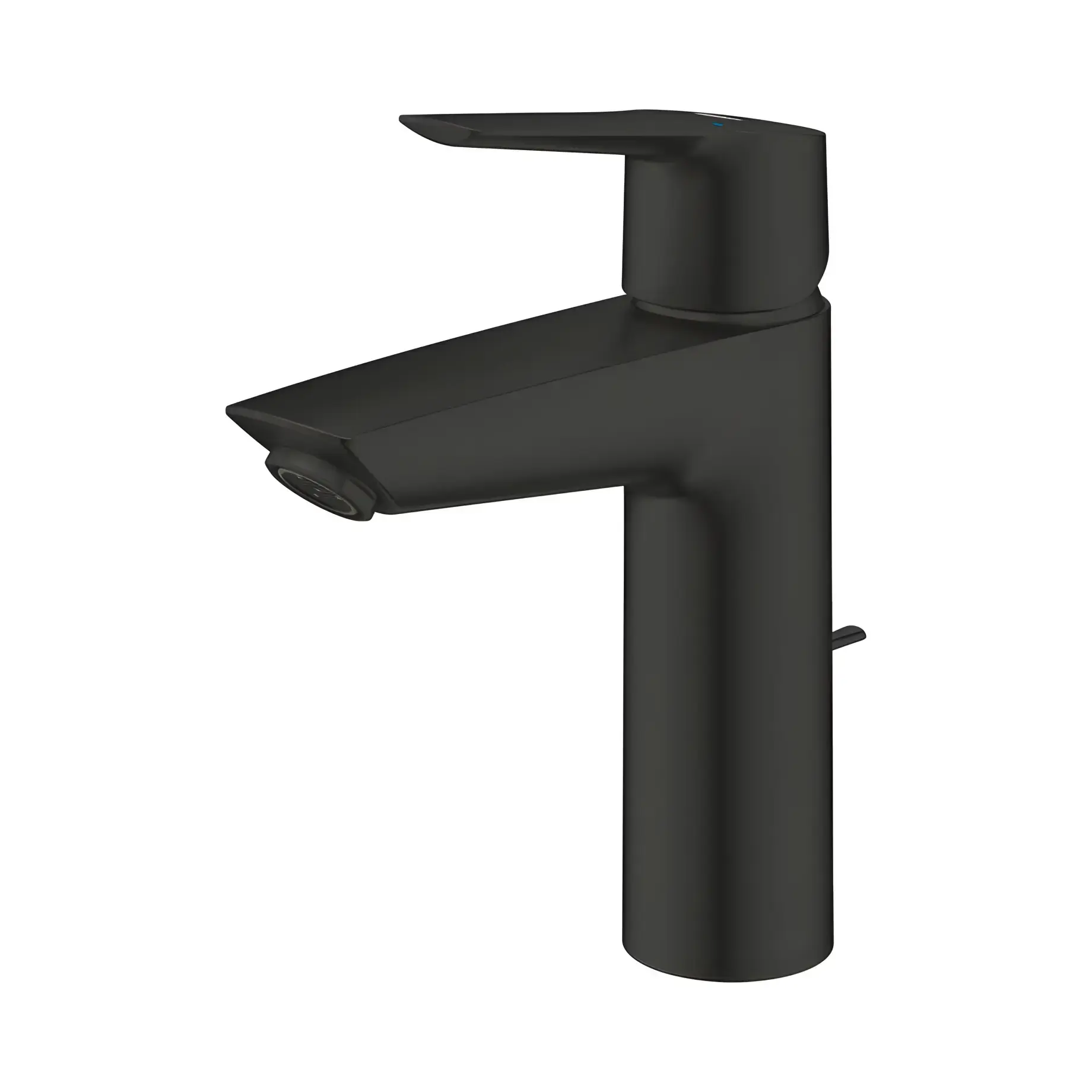 Змішувач для раковини Start з донним клапаном, розмір М QuickFix Grohe 234552432 Matt Black — бічний ракурс