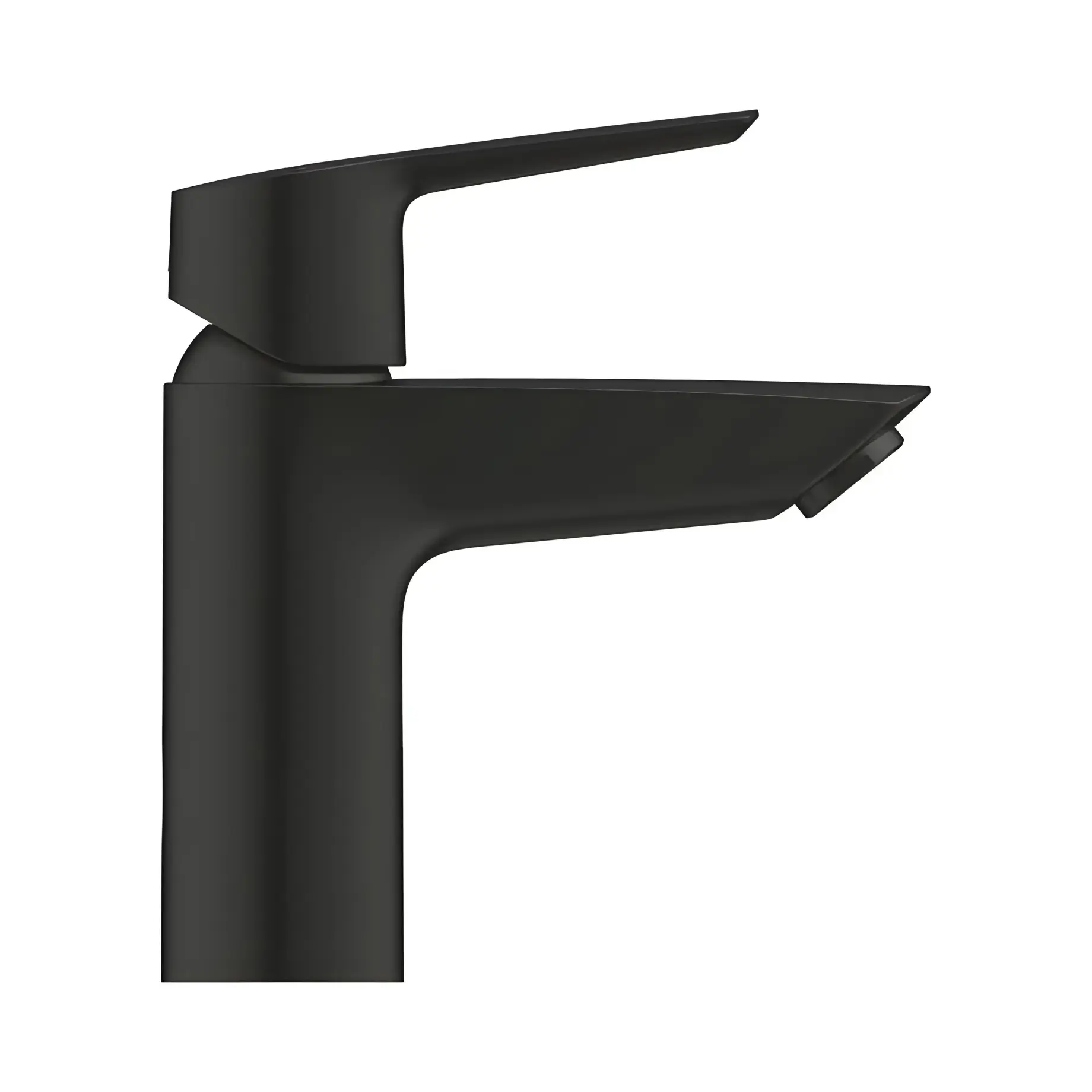 Змішувач для раковини Start з донним клапаном Push-Open, розмір S QuickFix Cold Start Grohe 235512432 Matt Black — вид ззаду