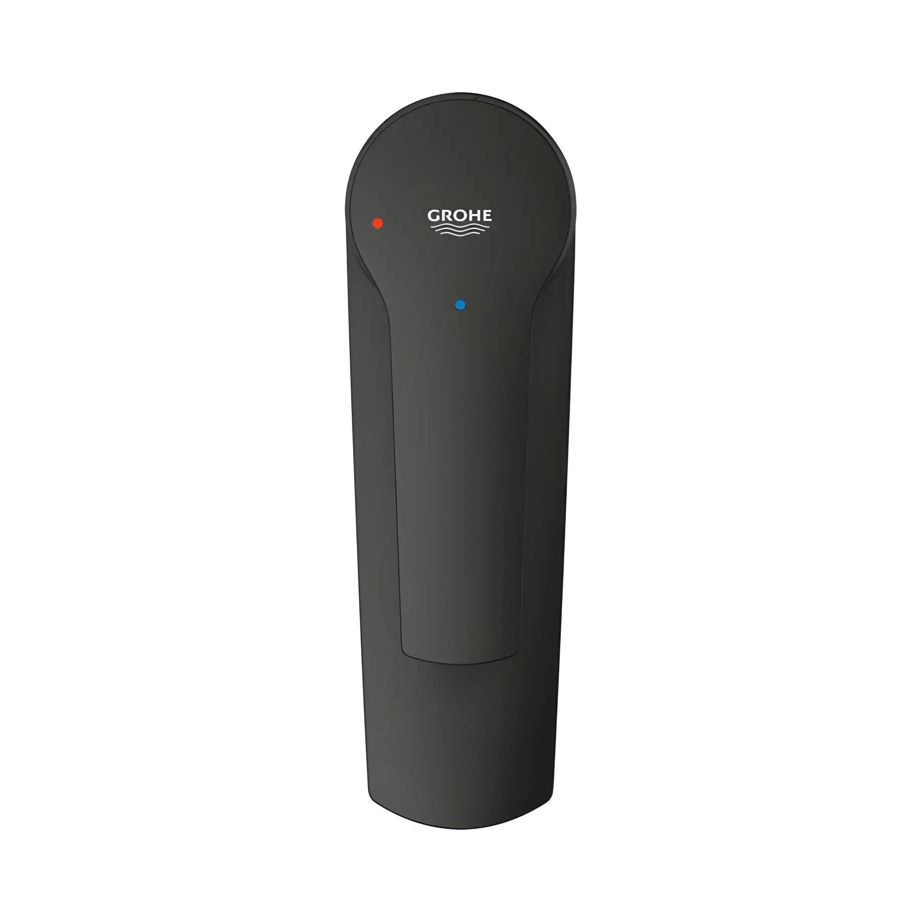Змішувач для раковини Start з донним клапаном Push-Open, розмір S QuickFix Cold Start Grohe 235512432 Matt Black — ракурс 3/4
