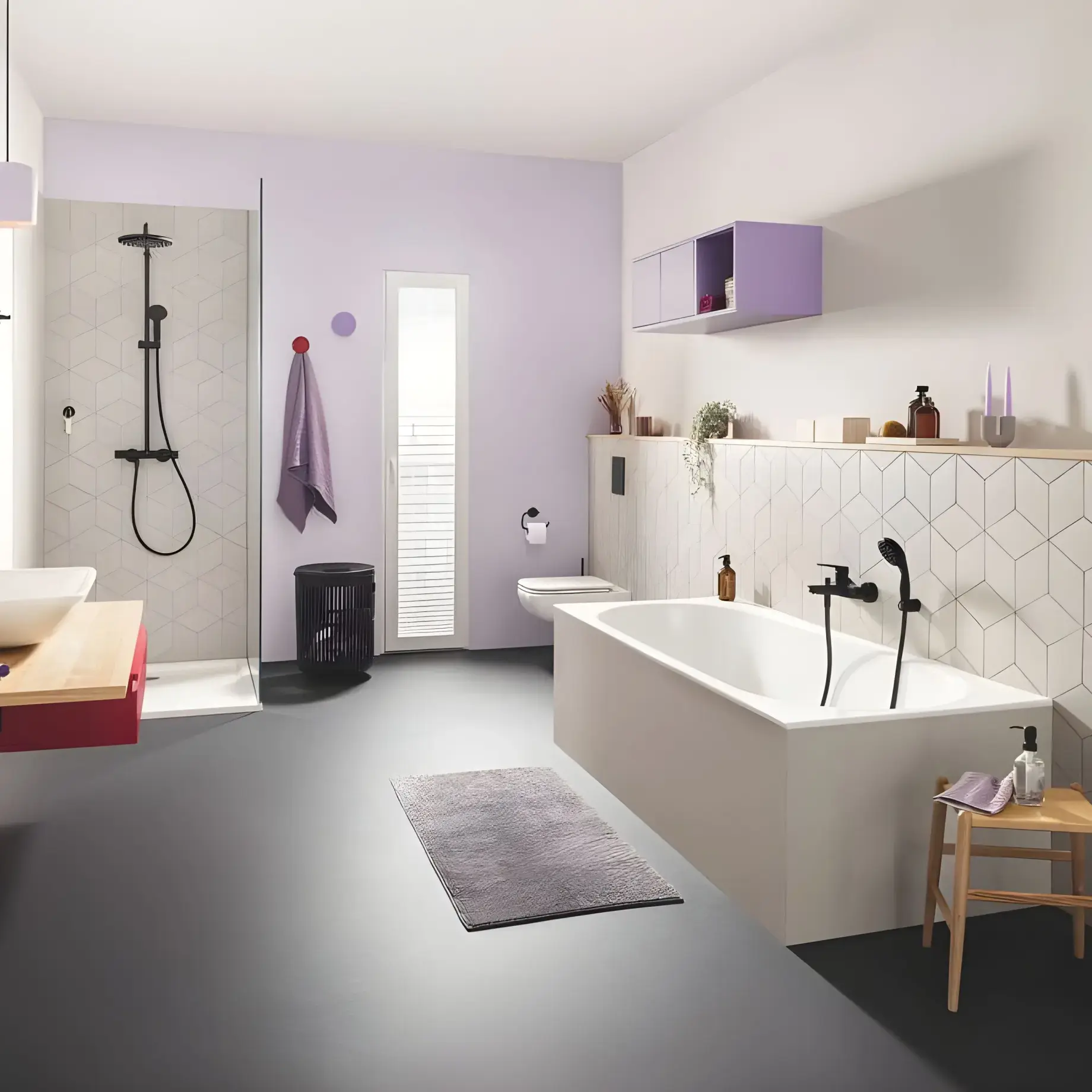 Змішувач для раковини Start з донним клапаном Push-Open, розмір M QuickFix Grohe 235752432 — вид згори