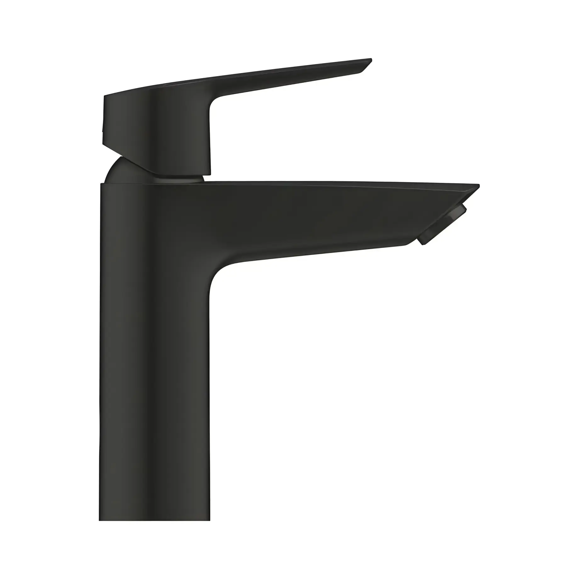 Змішувач для раковини Start з донним клапаном Push-Open, розмір M QuickFix Cold Start Grohe 237462432 Matt Black — вид ззаду