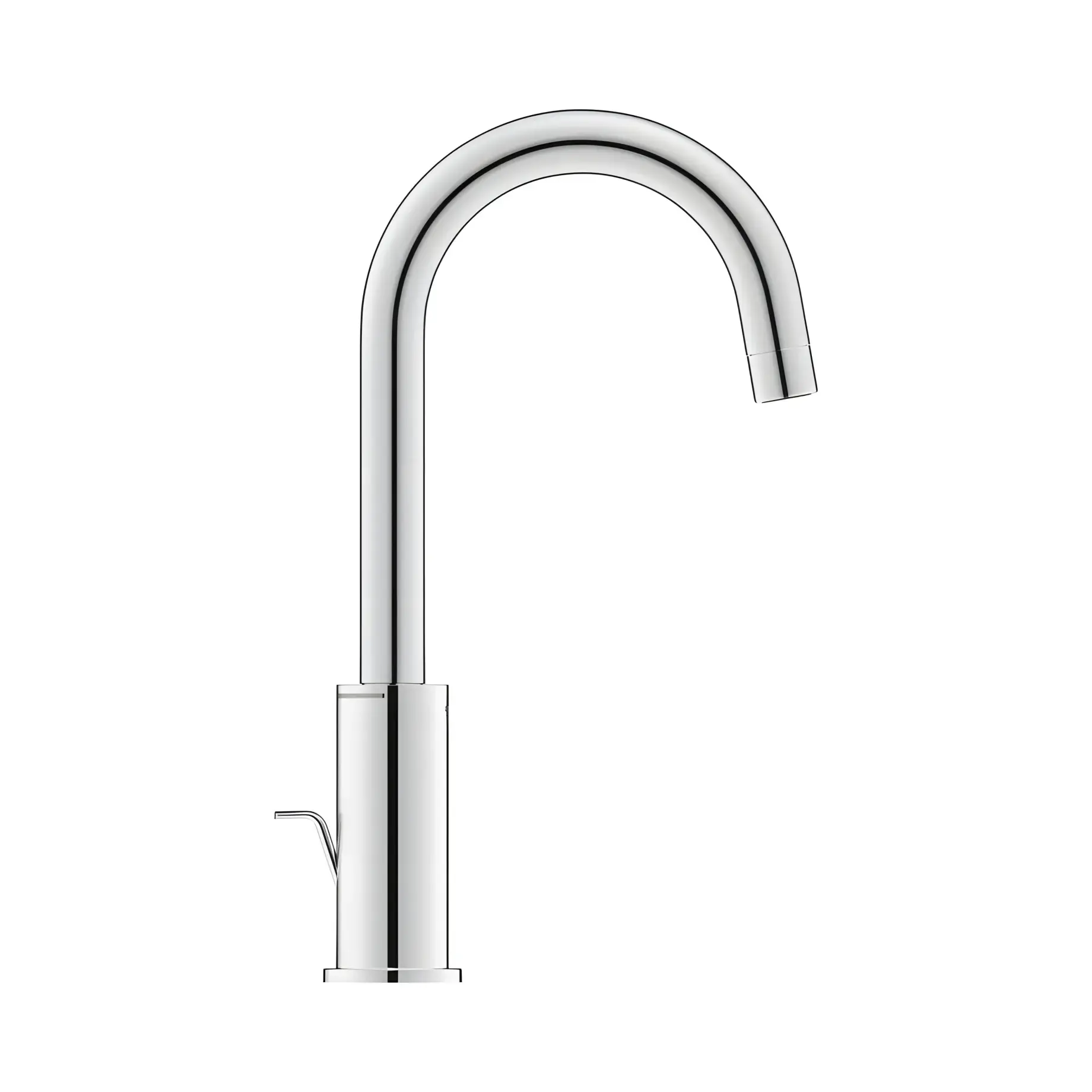 Змішувач для раковини високий Start, з донним клапаном розмір L QuickFix Grohe 24203002 Chrome — вид ззаду