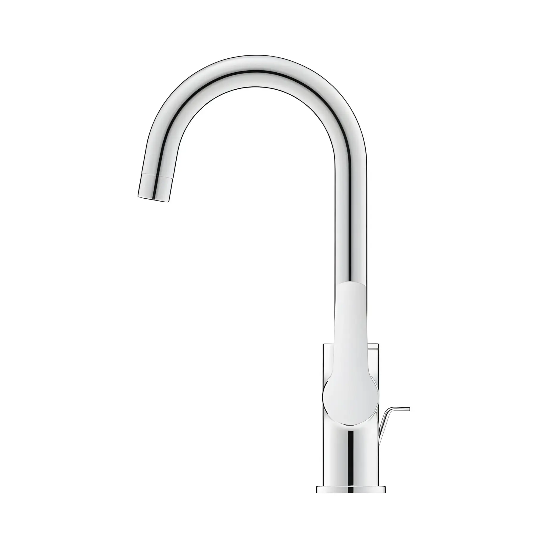 Змішувач для раковини високий Start, з донним клапаном розмір L QuickFix Grohe 24203002 Chrome — вид всередину