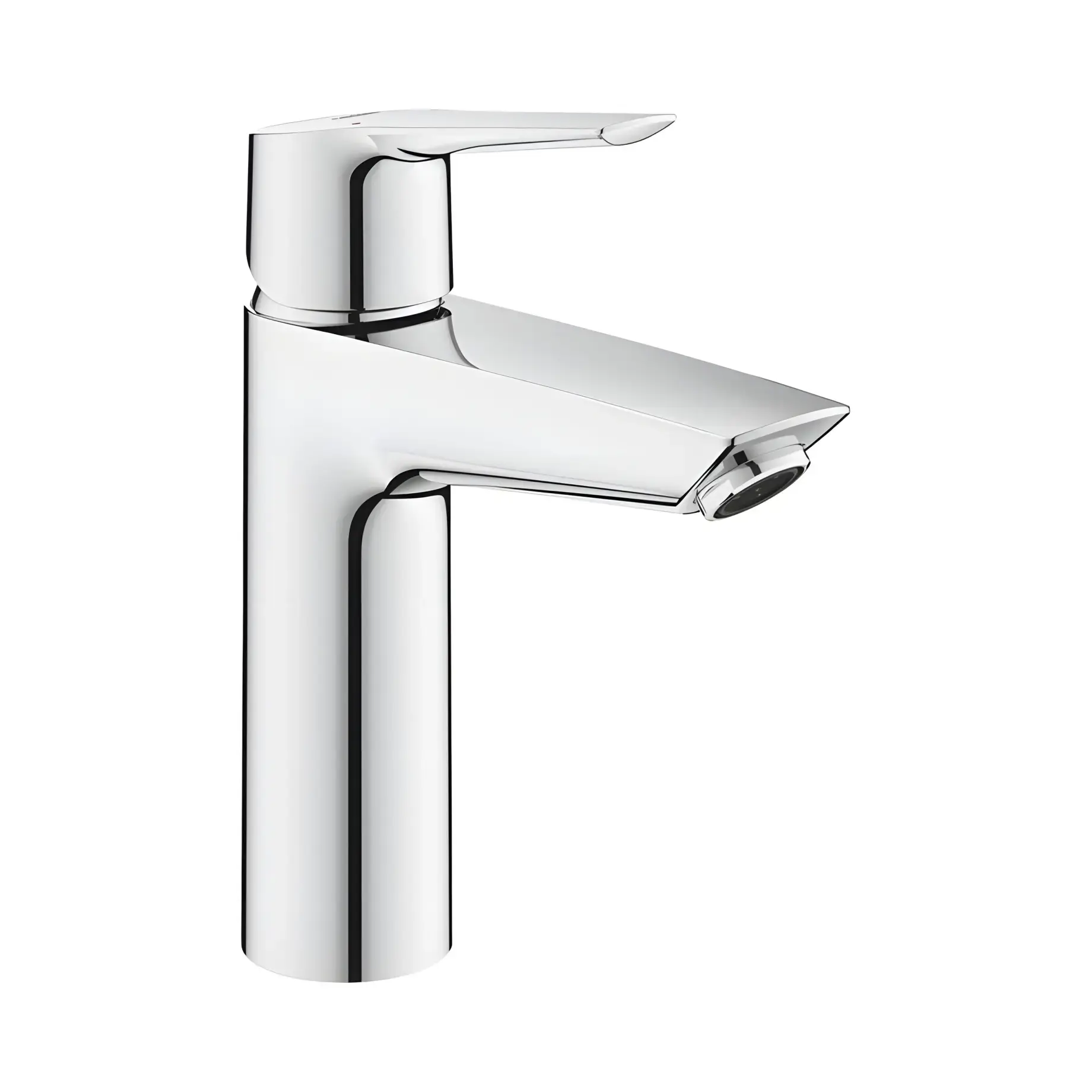 Змішувач для раковини Start з донним клапаном Push-Open, розмір М QuickFix Grohe 24204002 Chrome — вид на білому тлі