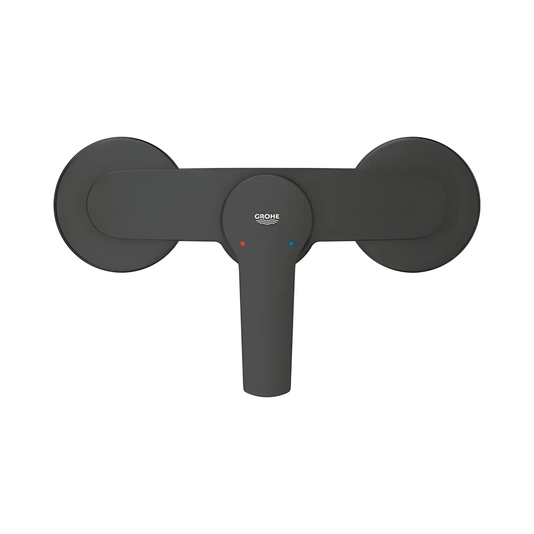 Змішувач для душу Start QuickFix Grohe 242082432 Matt Black — вид спереду