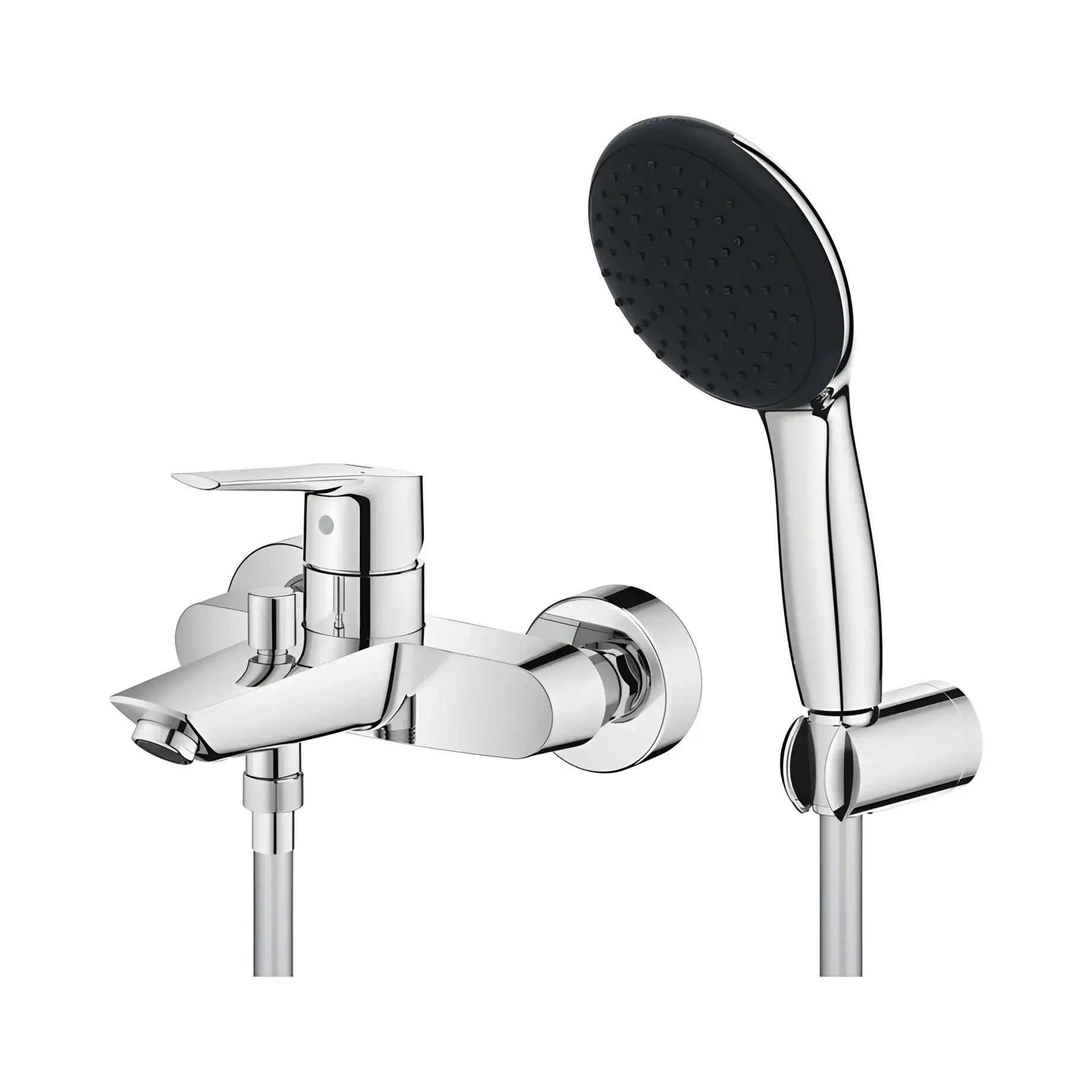 Змішувач для ванни Start QuickFix з душовим гарнітуром Grohe 25283002 — вид спереду