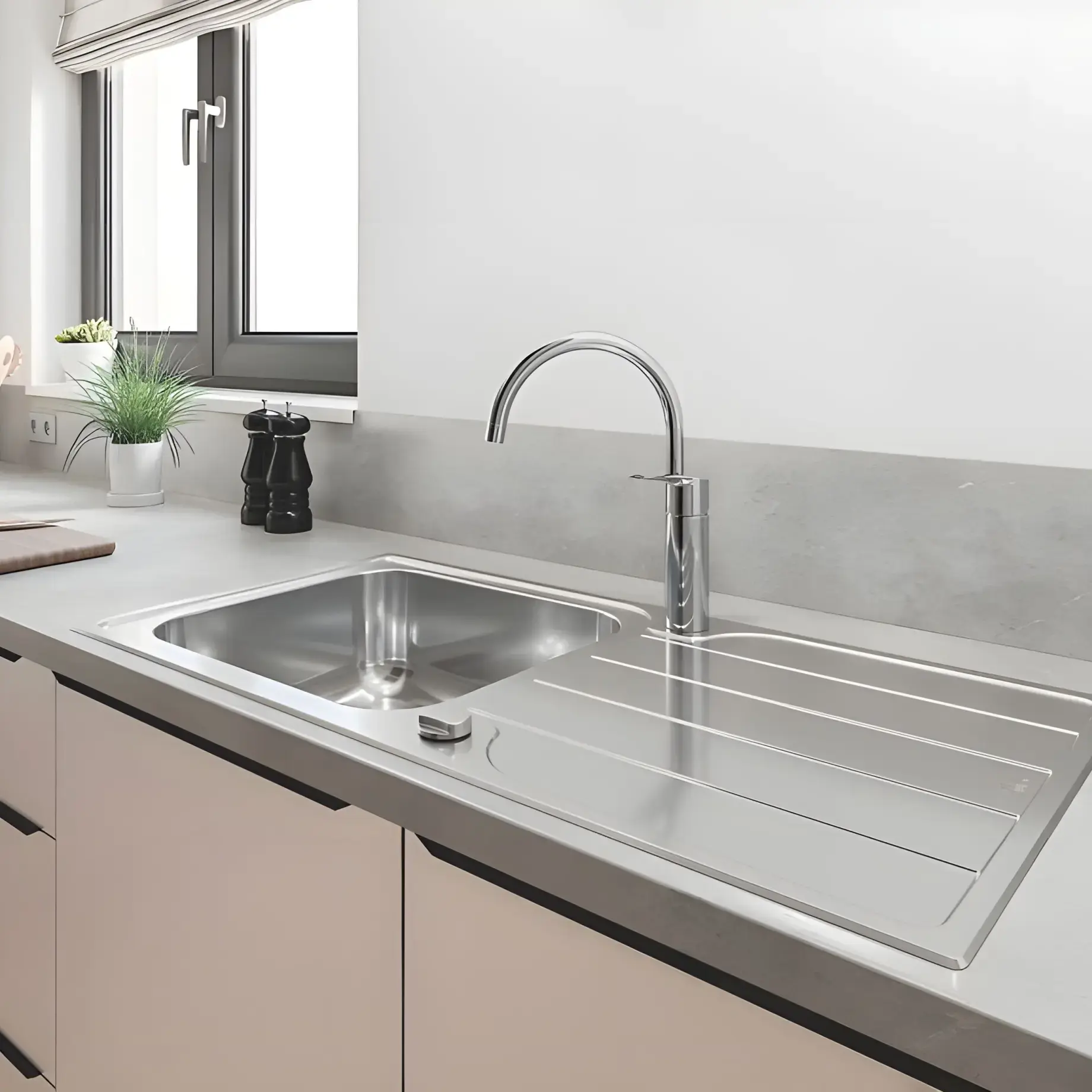 Змішувач для кухні Start QuickFix Grohe 30469000 Chrome — вид згори