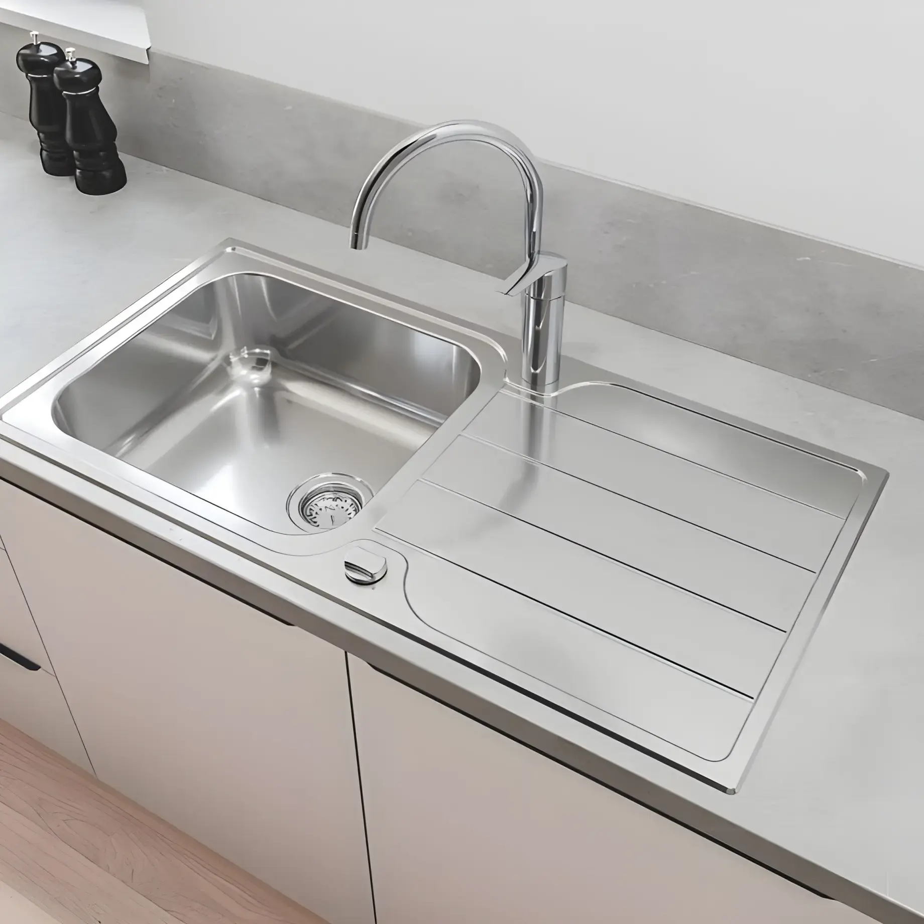 Змішувач для кухні Start QuickFix Grohe 30469000 Chrome — вид ззаду