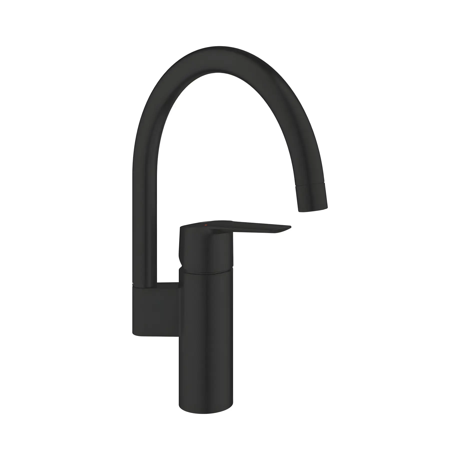 Змішувач для кухні Start Grohe 304692430 Matt Black — вид на білому тлі
