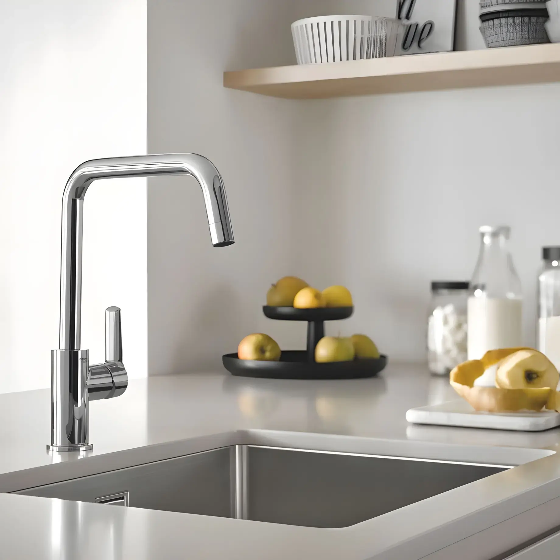 Змішувач для кухні Start Grohe 30470000 Chrome — вид спереду