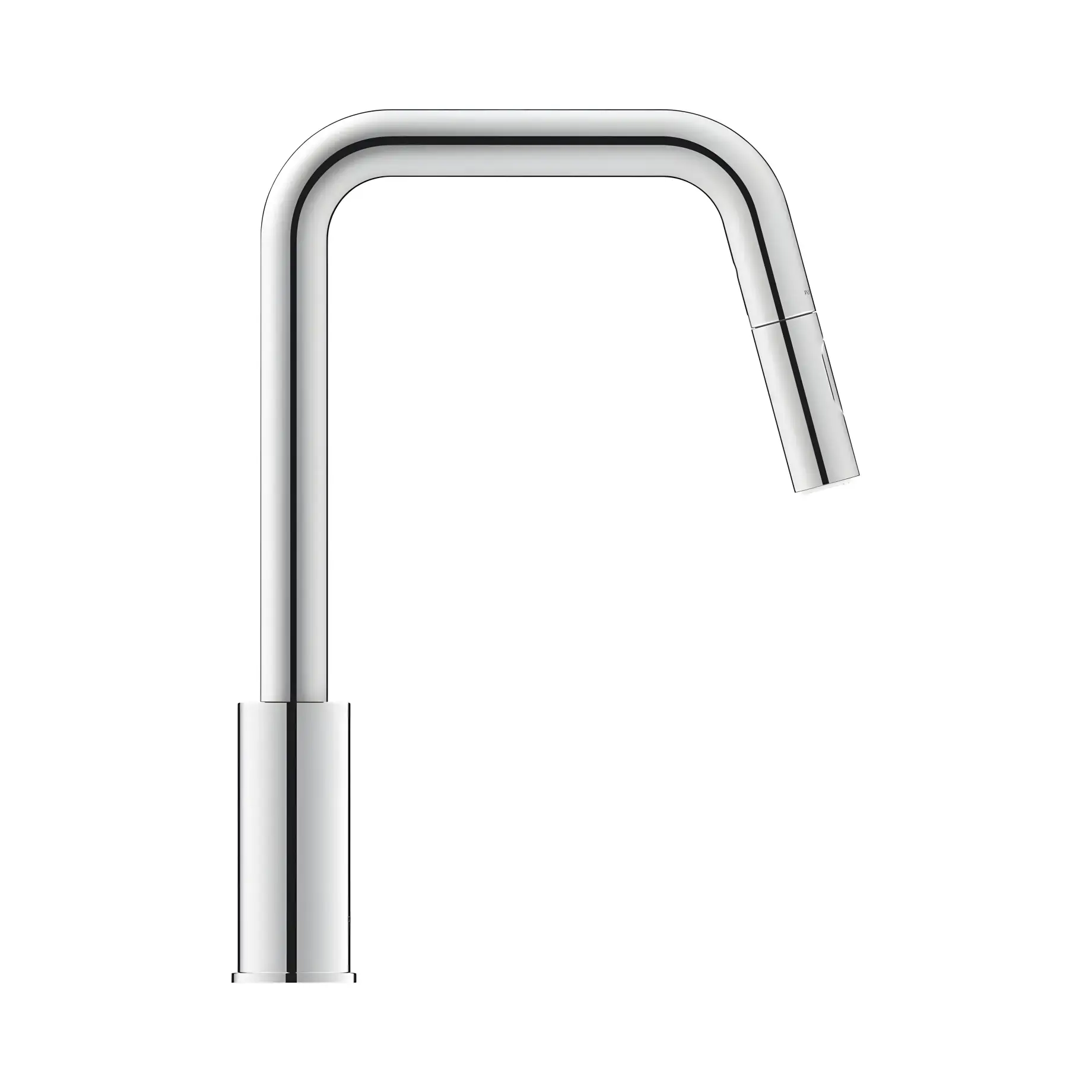 Змішувач для кухні з витяжним виливом Start Grohe 30631000 Chrome — вид ззаду