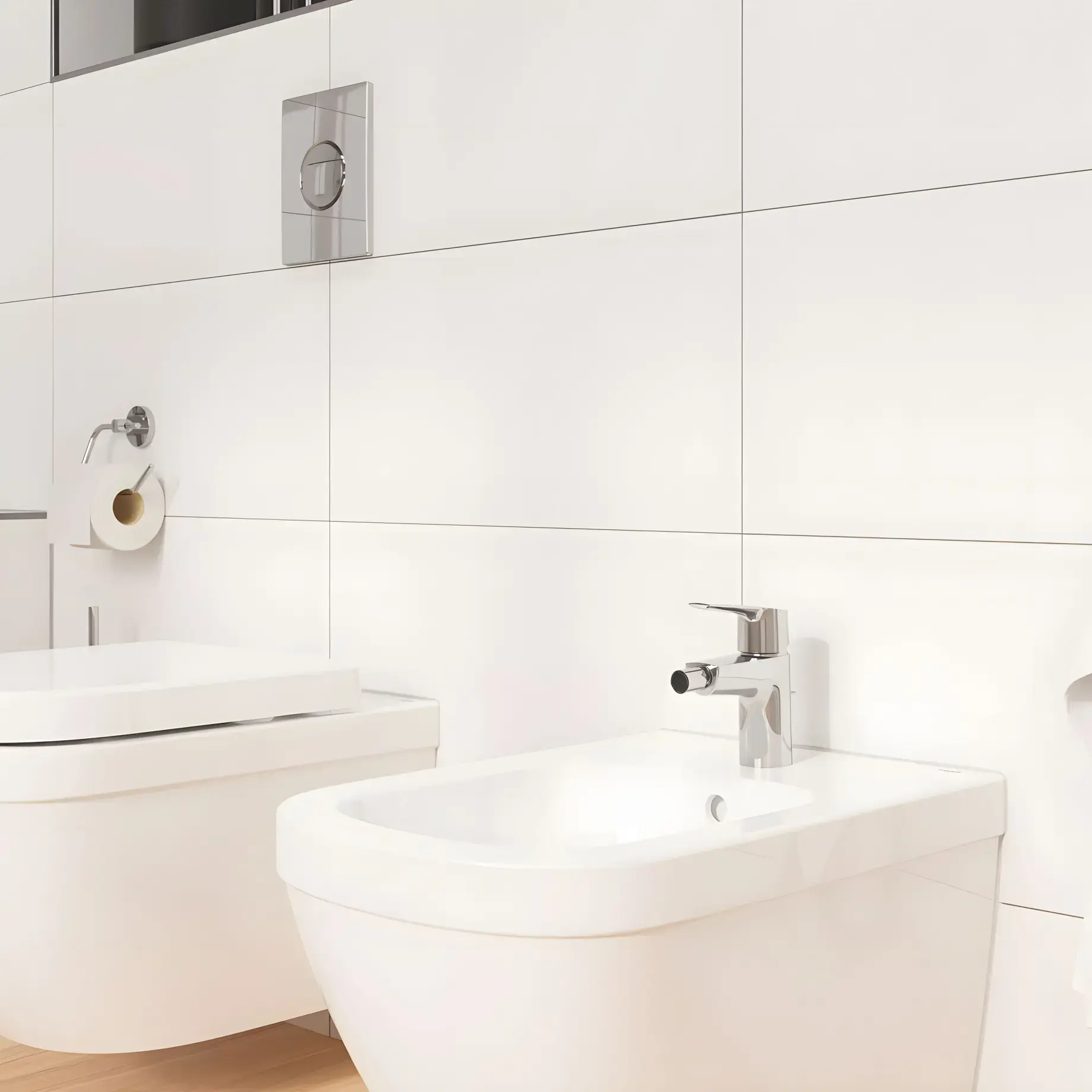 Змішувач для біде Start з донним клапаном QuickFix Grohe 32560002 — вид спереду