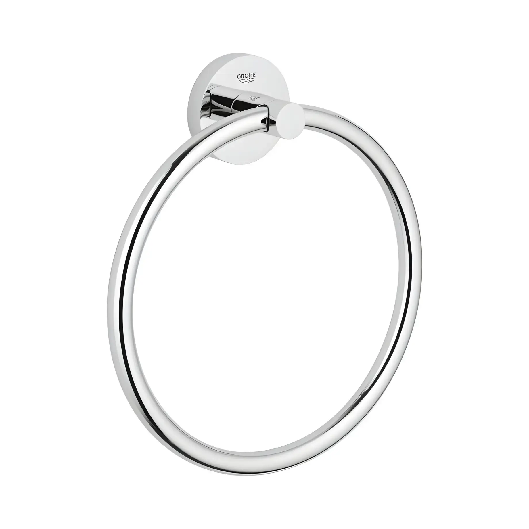 Кільце для рушника Start QuickFix Grohe 41174000 Chrome — вид на білому тлі