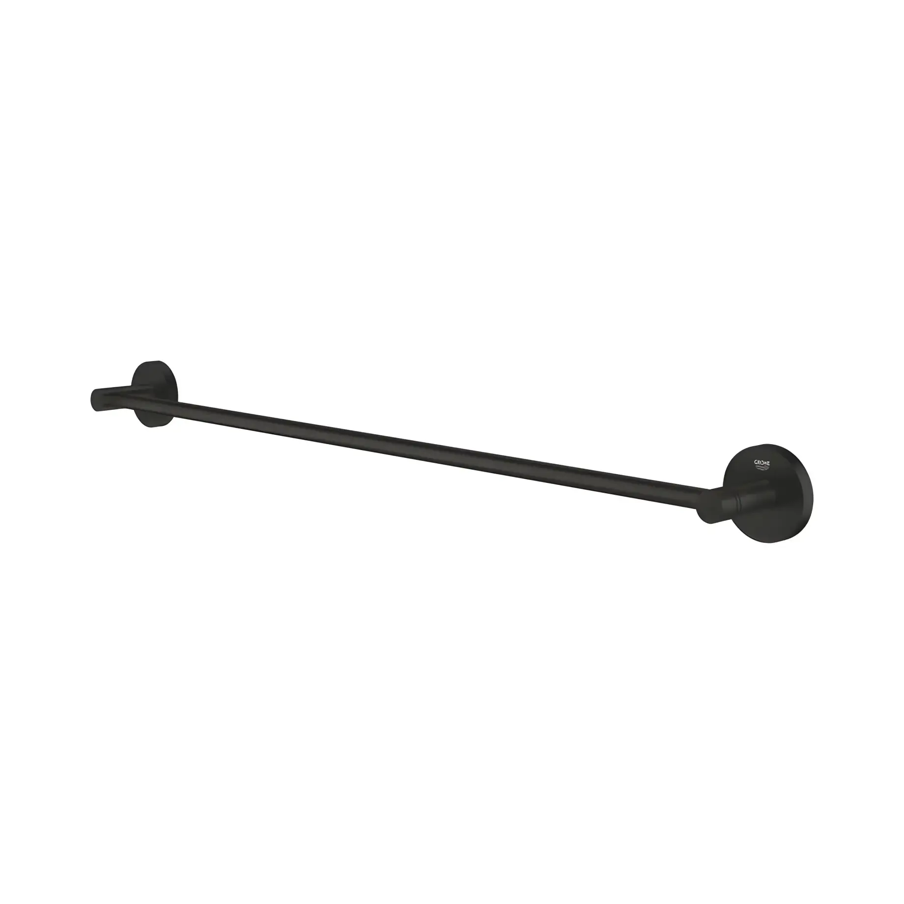 Тримач для рушника 600 мм Start QuickFix Grohe 411782430 Matt Black — бічний ракурс
