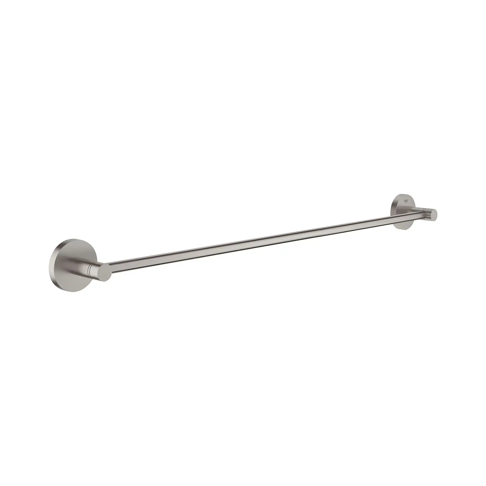 Тримач для рушника 600 мм Start QuickFix Grohe 41178DC0 Super Steel — вид на білому тлі