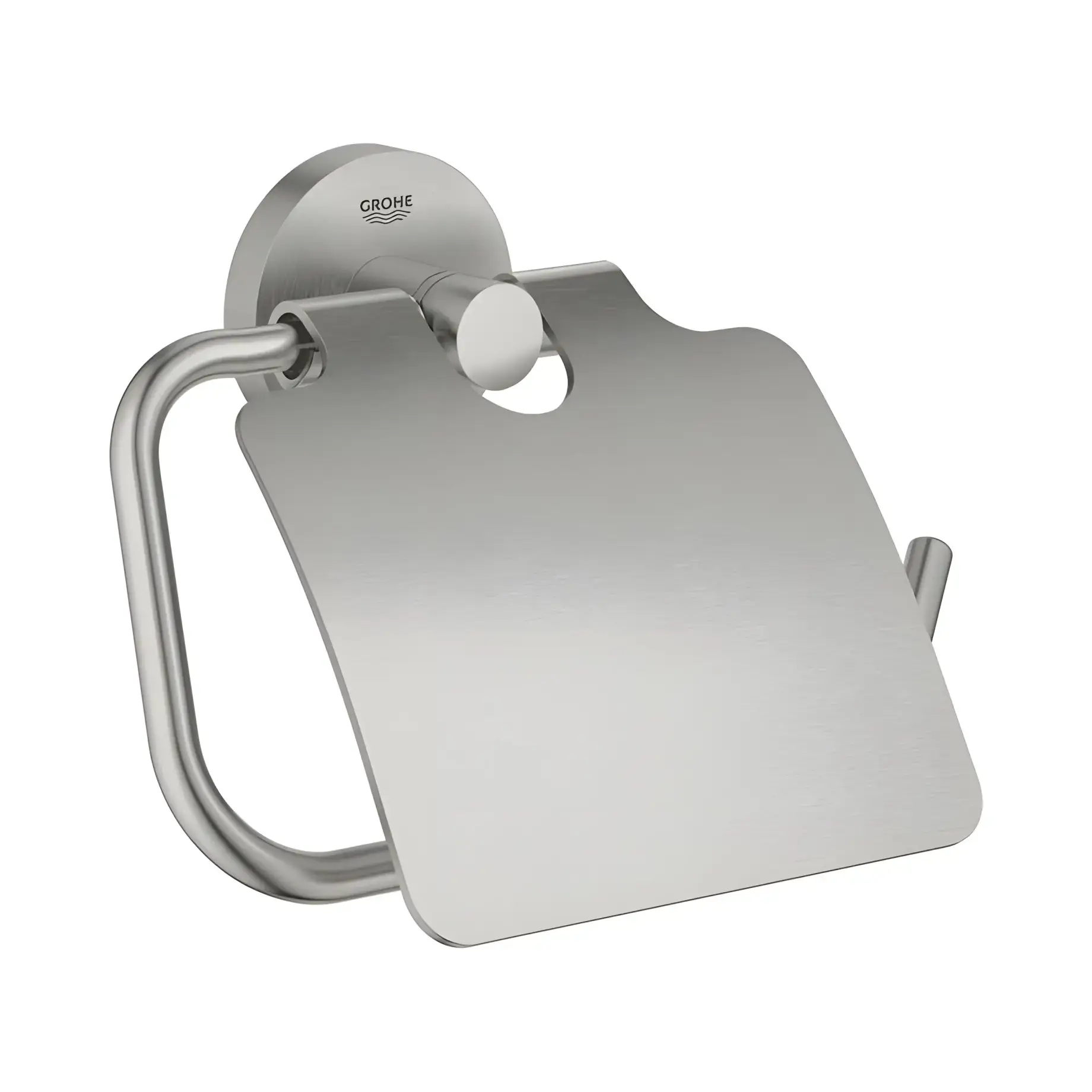 Тримач туалетного паперу Start QuickFix Grohe 41179DC0 Super Steel — вид на білому тлі